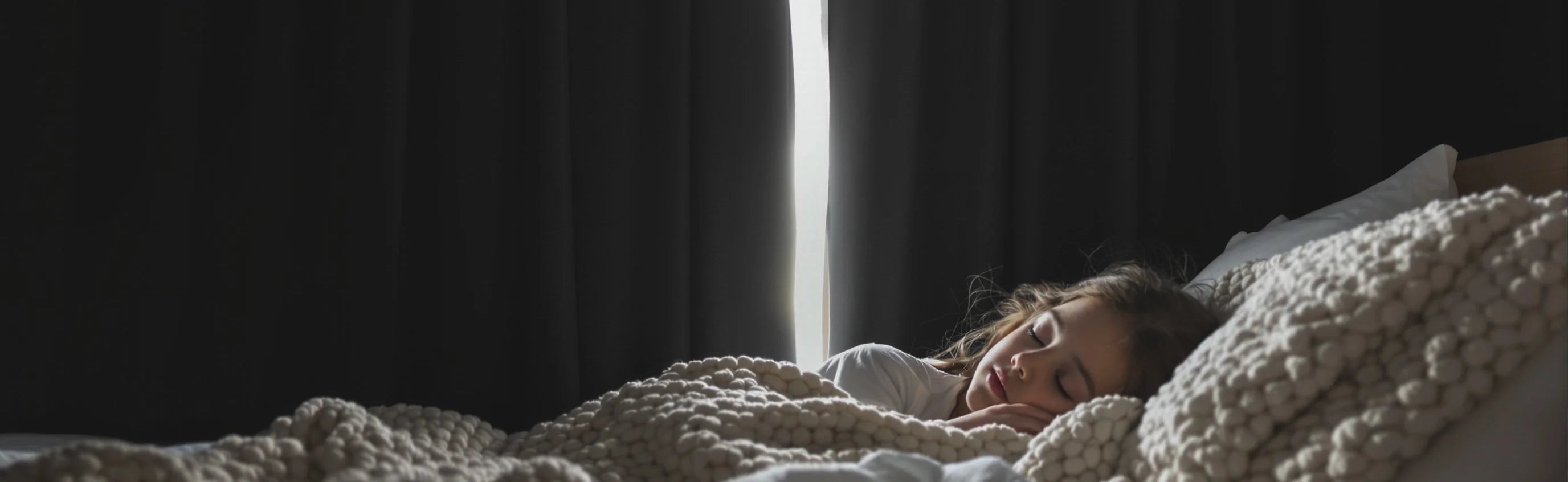 Blackout curtains for complete light control, perfect for bedrooms and nurseries.