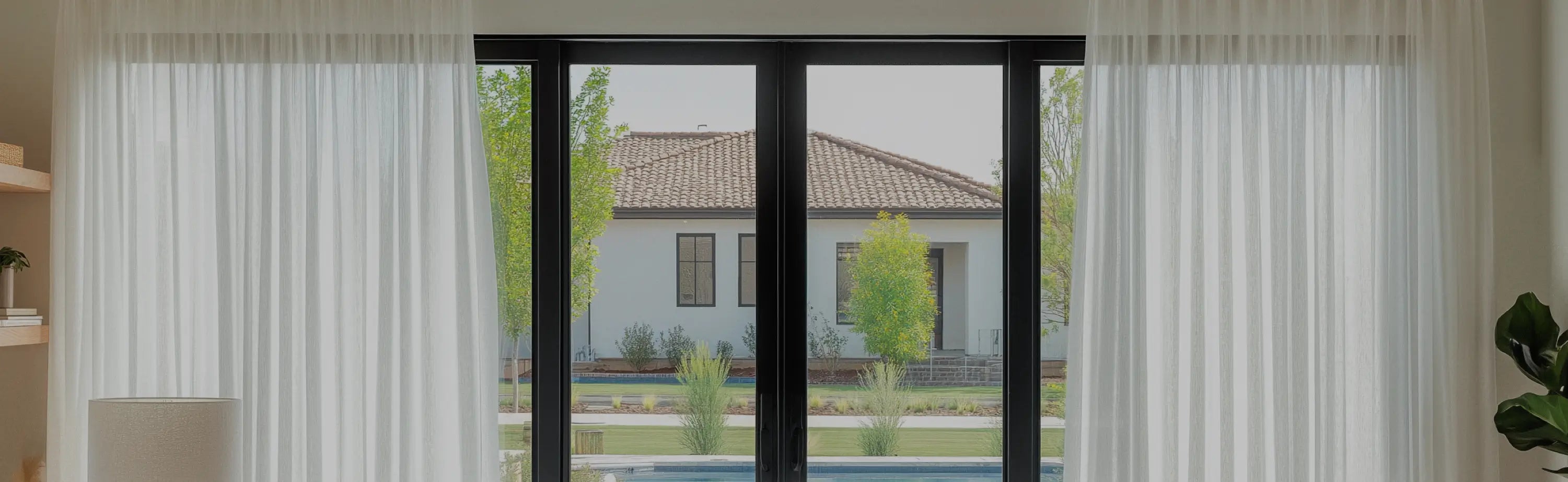 Sheer curtains filtering natural light — from airy see-through to softly diffused semi-sheer styles