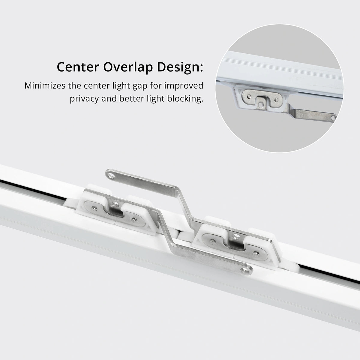 Aether Matter Rechargeable Smart Motorized Curtain Track