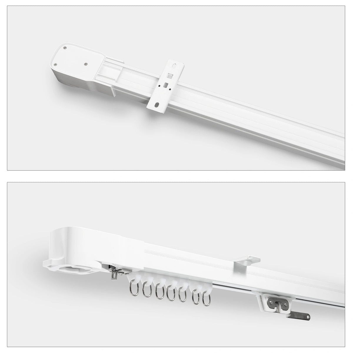 Aether Matter Rechargeable Smart Motorized Curtain Track