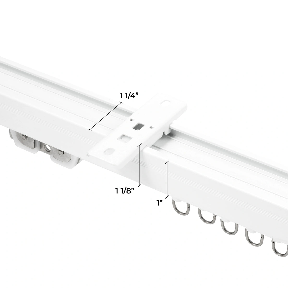 Aether Matter Rechargeable Smart Motorized Curtain Track