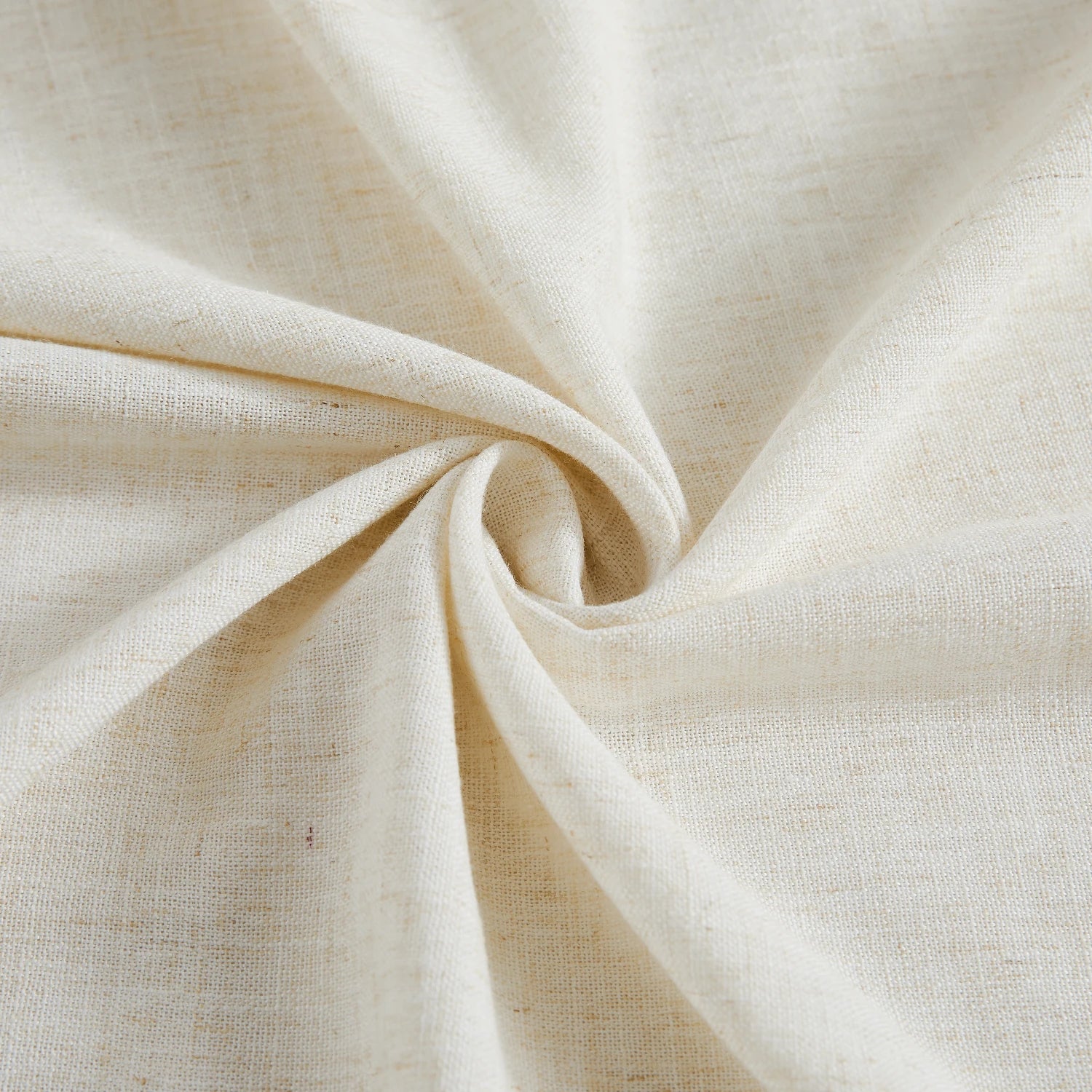Amara 1038-1 floor-to-ceiling linen light-filtering curtains detail display
