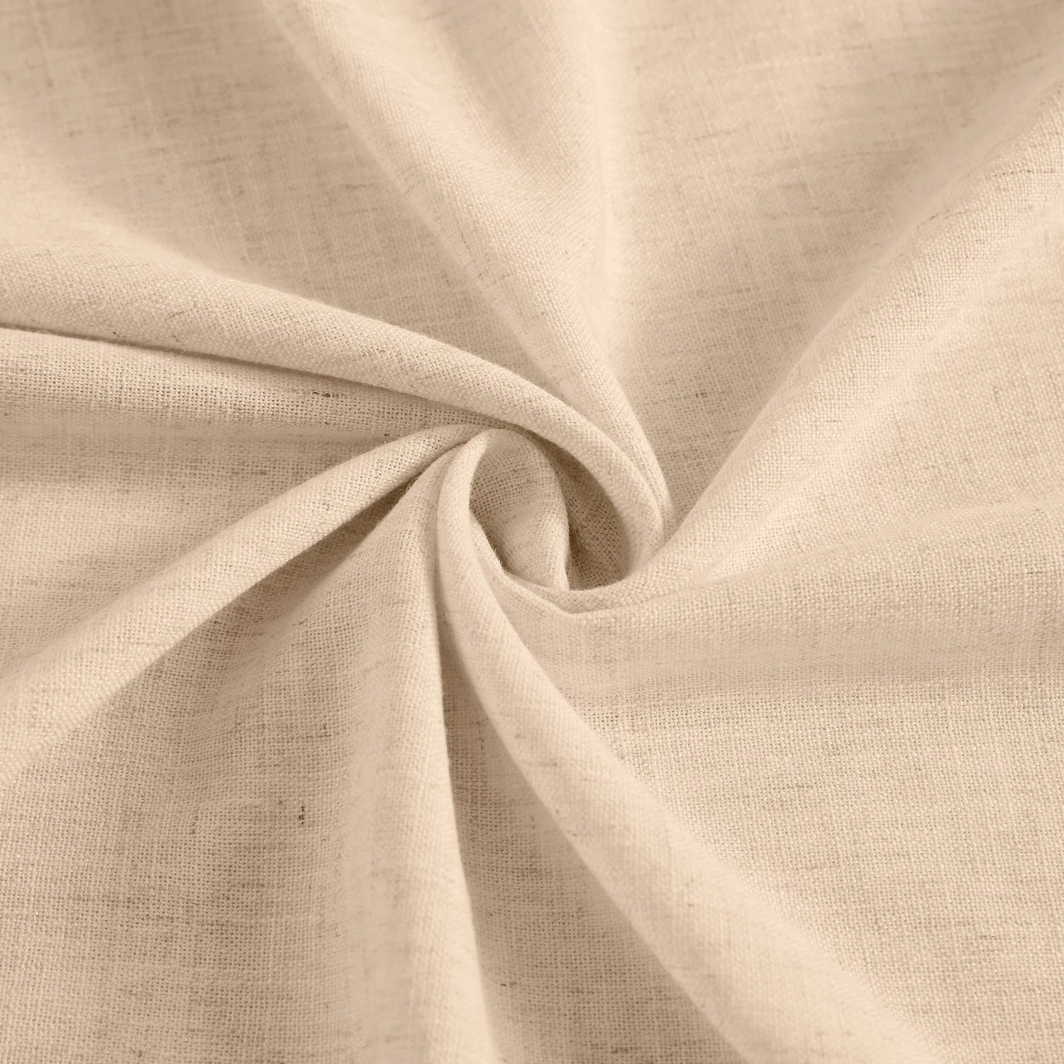 Amara 1038-3 floor-to-ceiling linen light-filtering curtains detail display