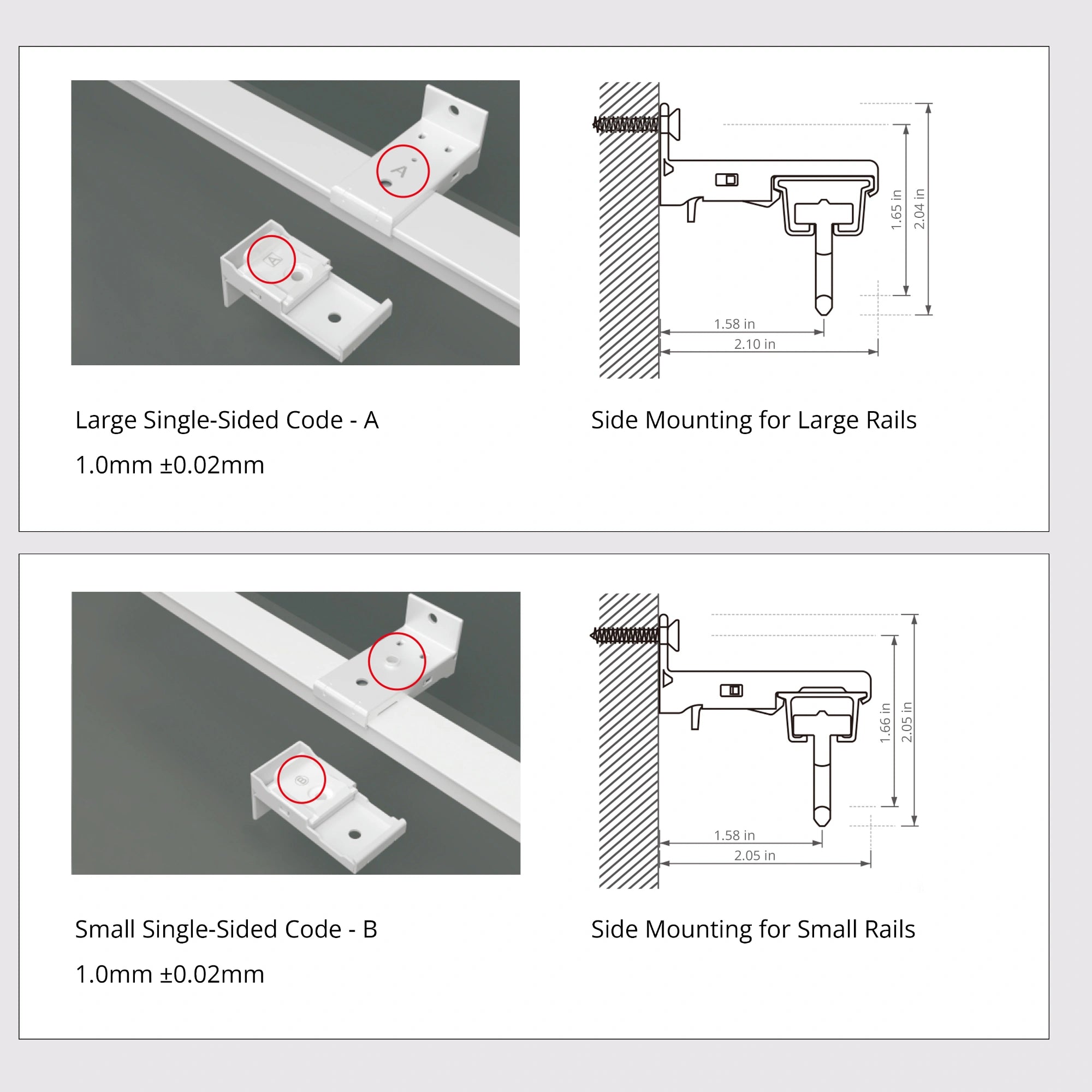 Arden 2302-60A_8 adjustable ripple fold curtain track showcasing installation tutorial in a product image