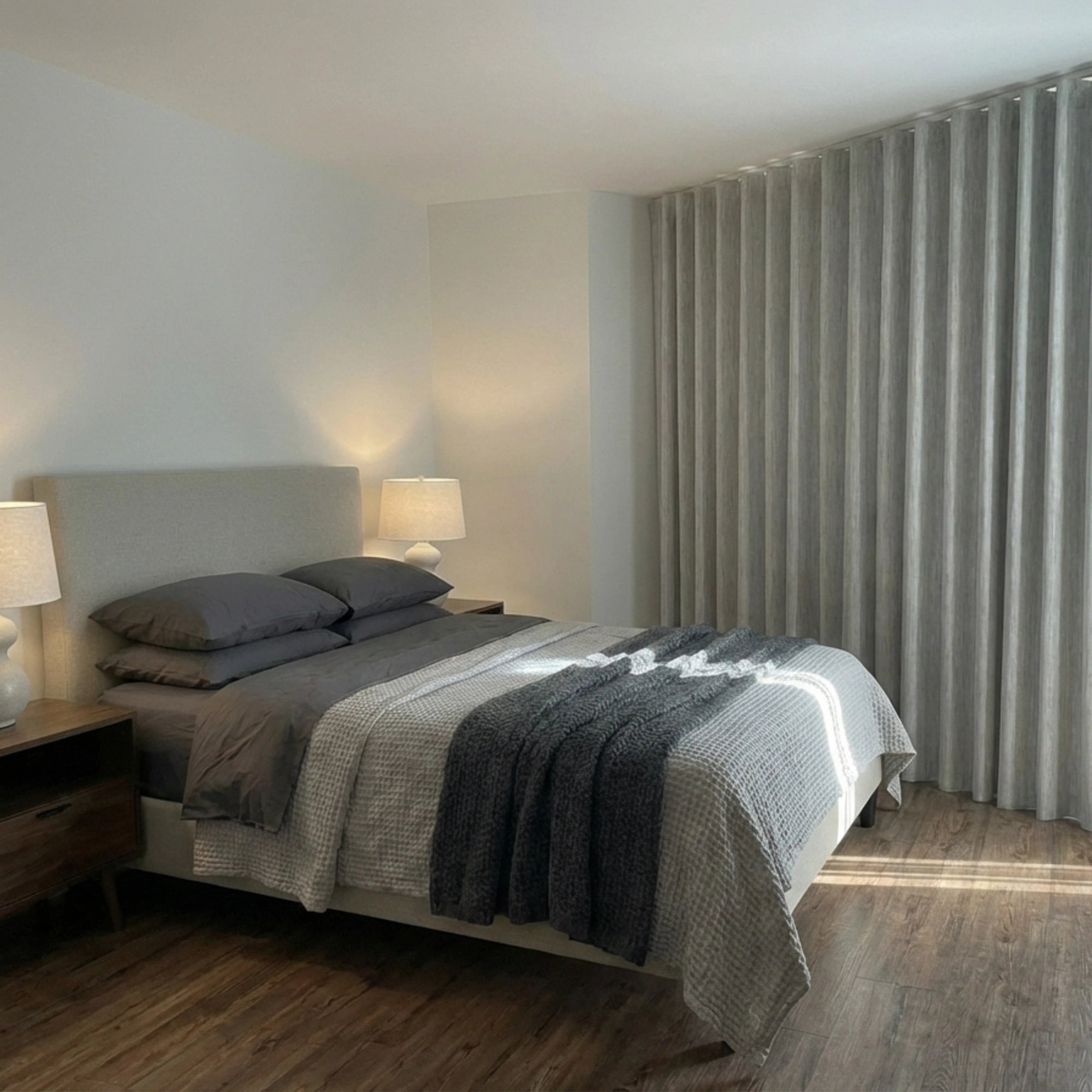 Arlise 100% Blackout Chenille Drapes for Better Sleep and Privacy