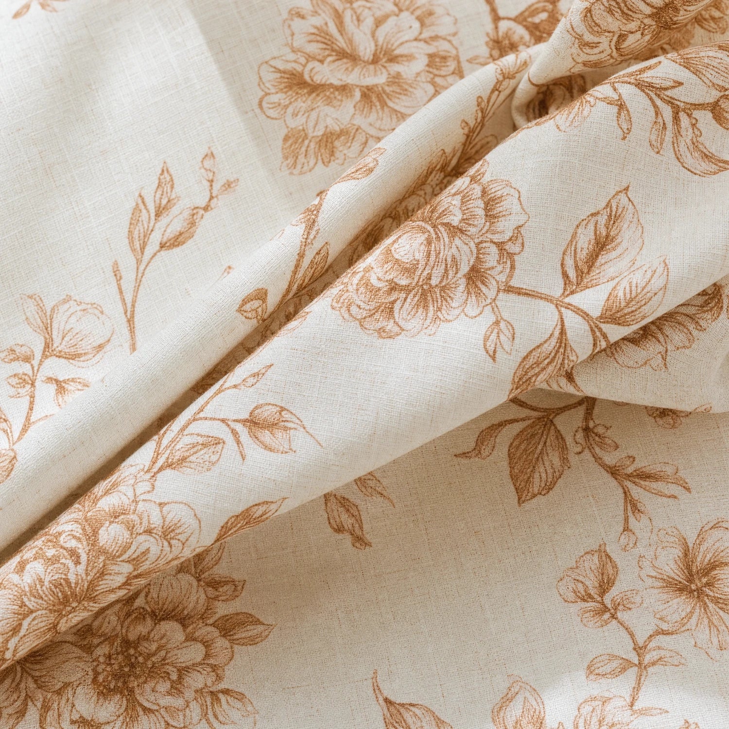 Aveline Vintage Floral Linen Pillow Cover