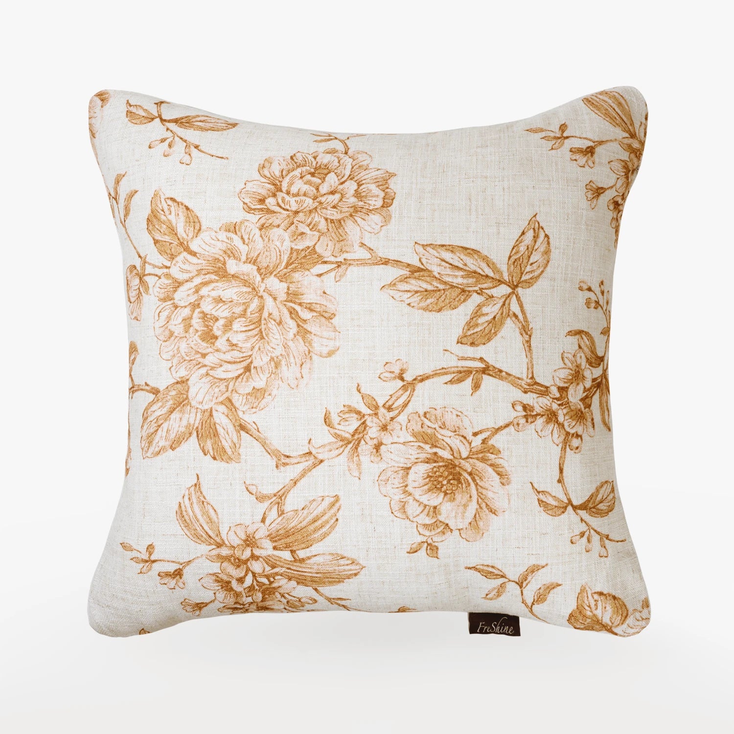 Aveline Vintage Floral Linen Pillow Cover