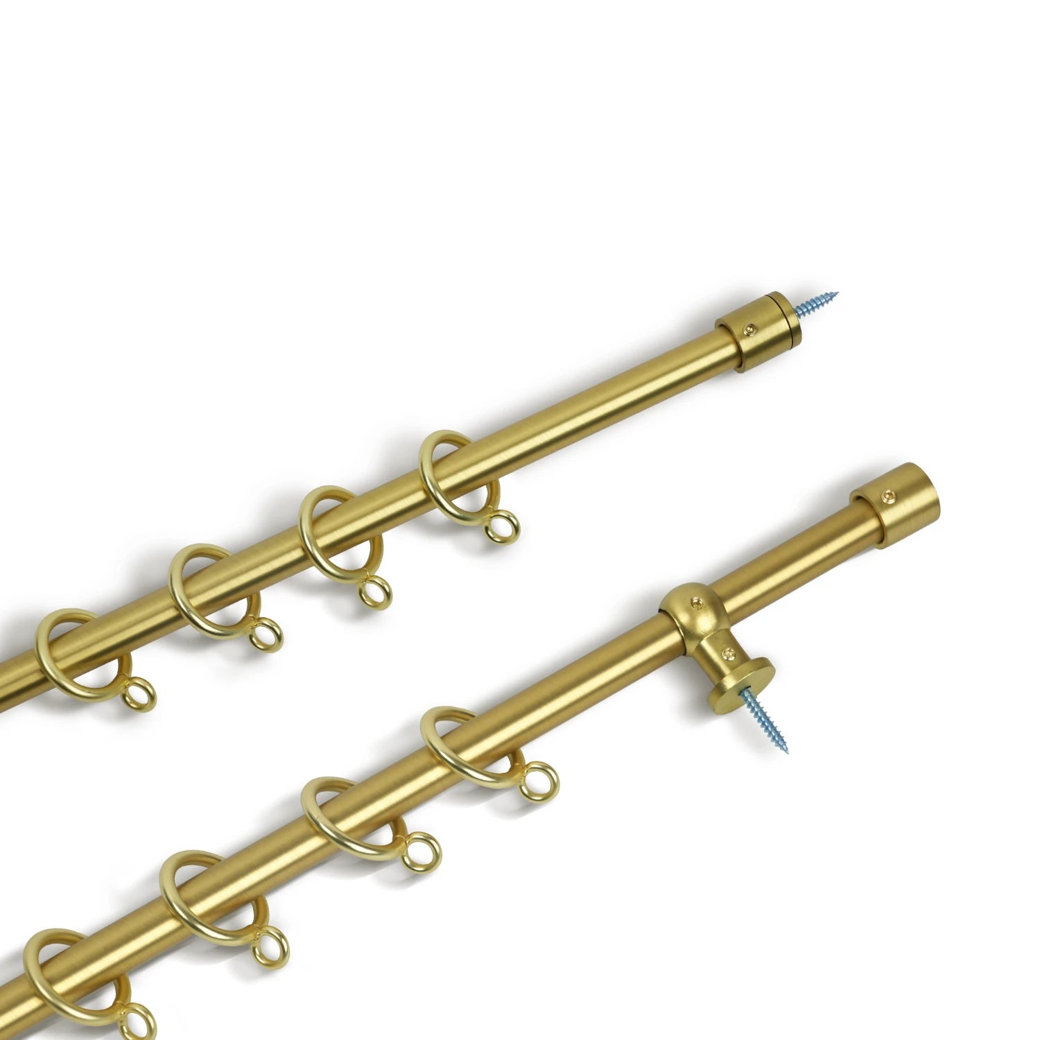 Avelon Custom 1/2" Cafe Curtain Rod, Door Curtain Rod