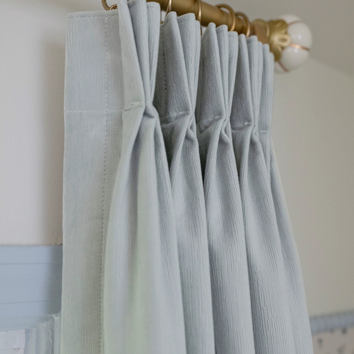 Brynna 100% Blackout Devoré Velvet Drapes