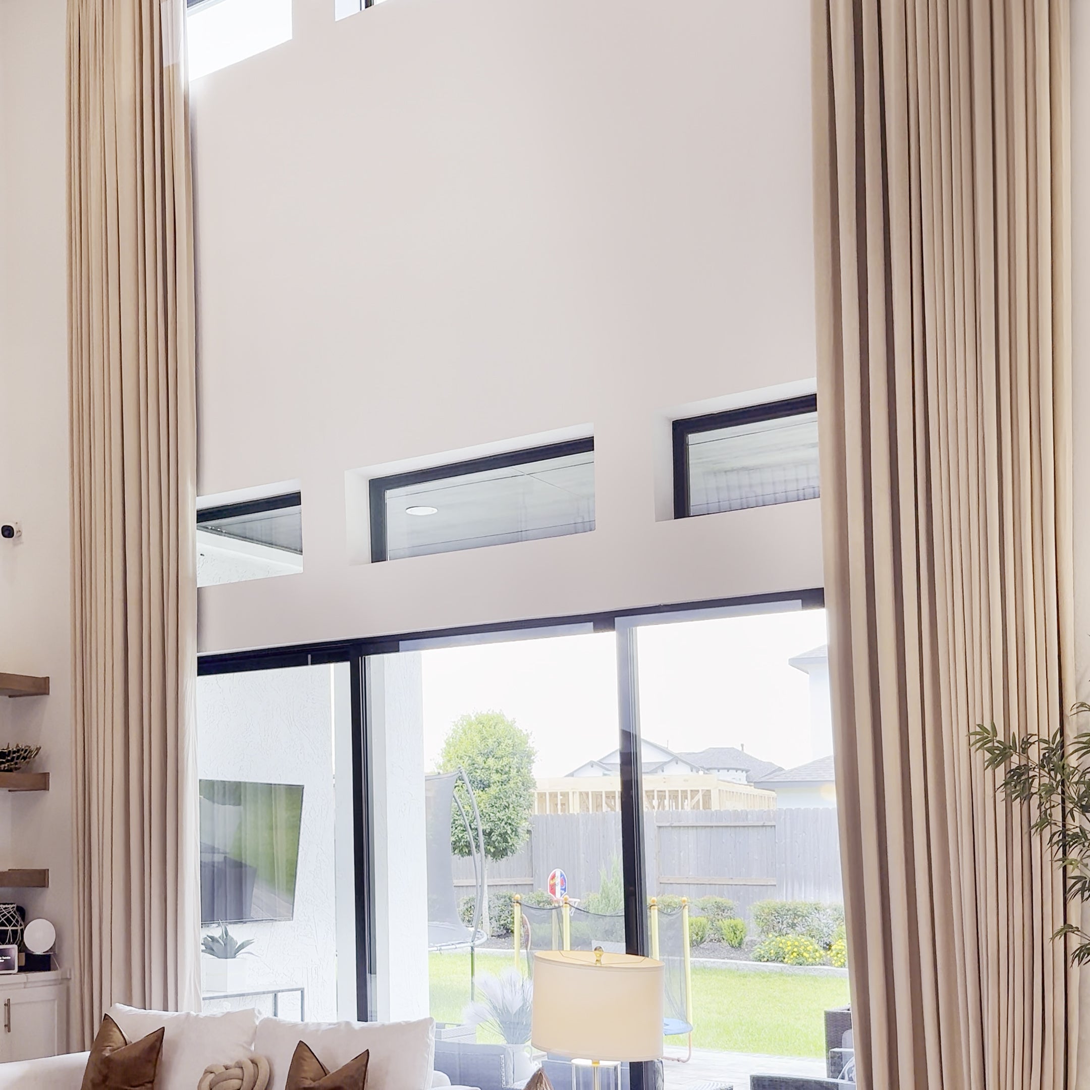 Calista crystal velvet curtains img-4, luxurious drapes showcased to display the product's texture and premium finish
