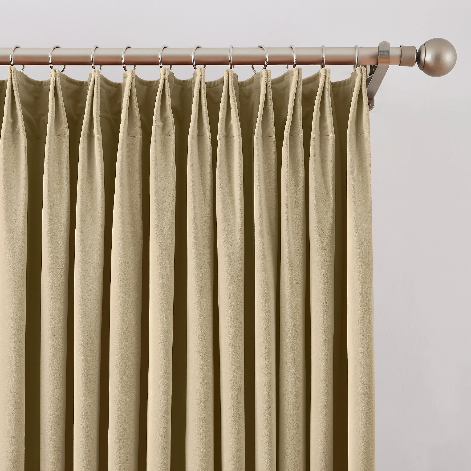 Calista Crystal Velvet Curtains - Luxurious Drapes detail display