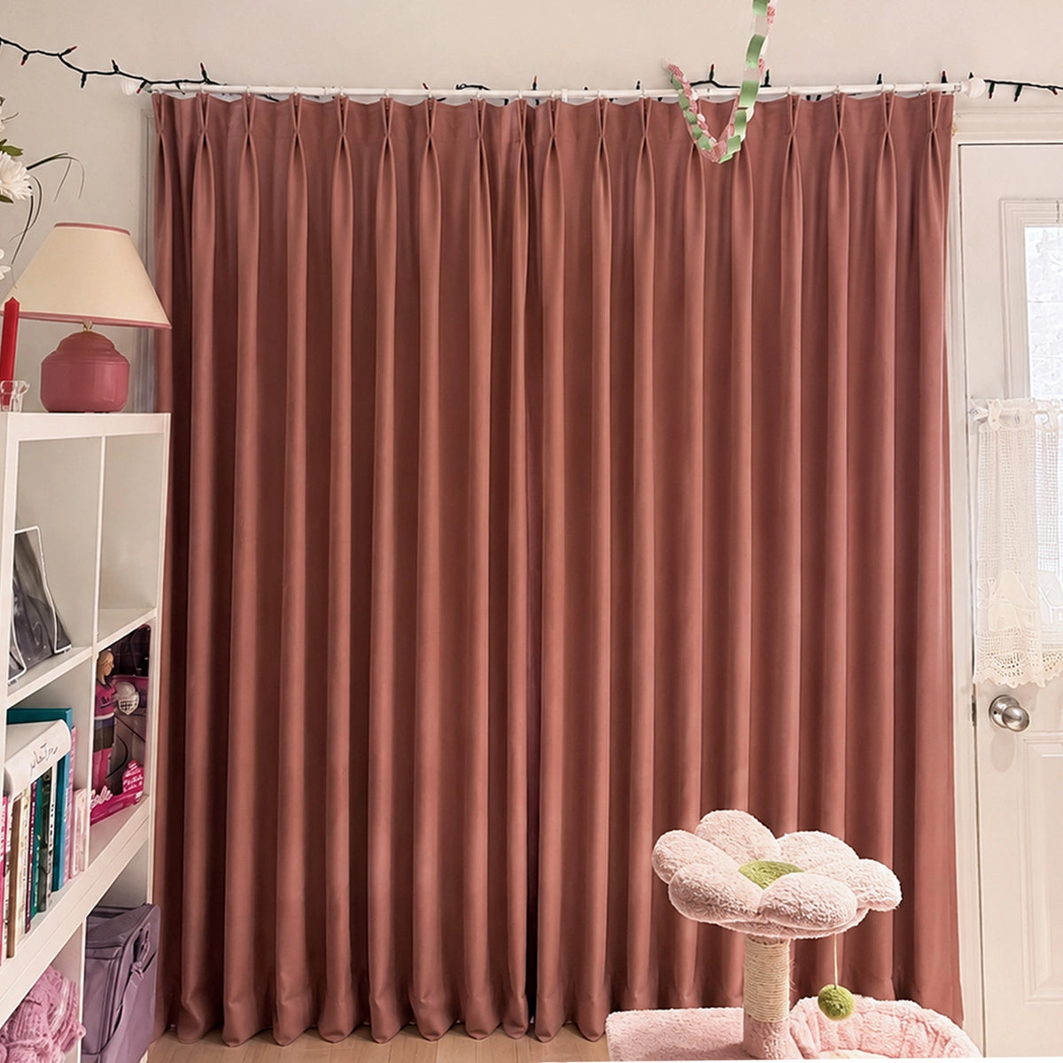 Calista Crystal Velvet Curtains - Luxurious Drapes for Living Room and Bedroom