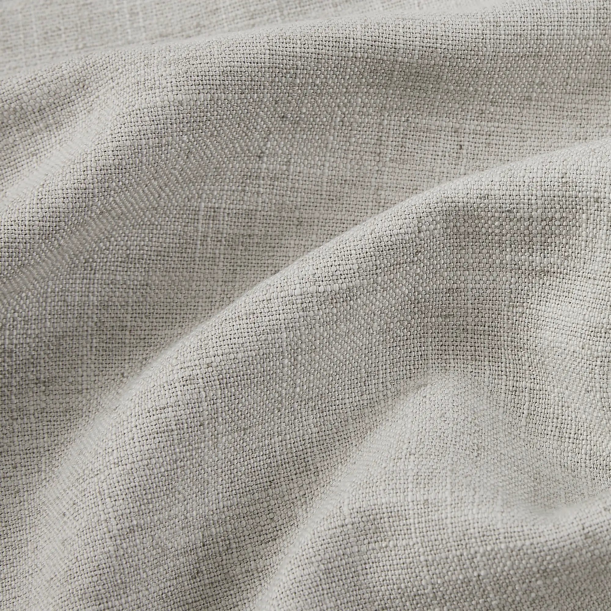 Caryss 9151-3 linen-blend curtains, light filtering withdelicate drape, detail display
