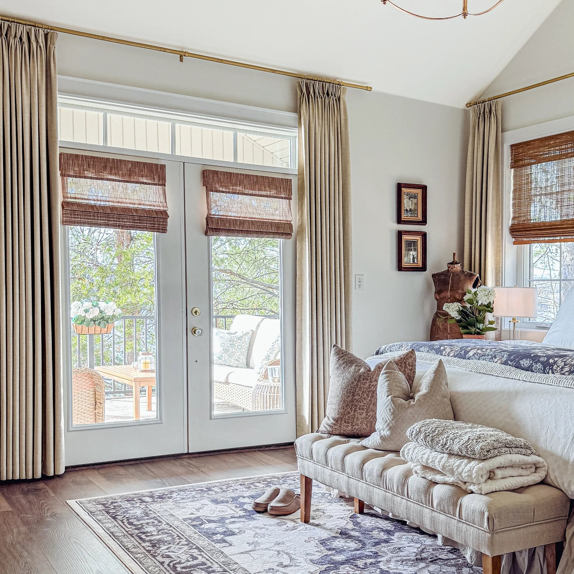 Celina 8823-5 linen curtains elegant light filtering