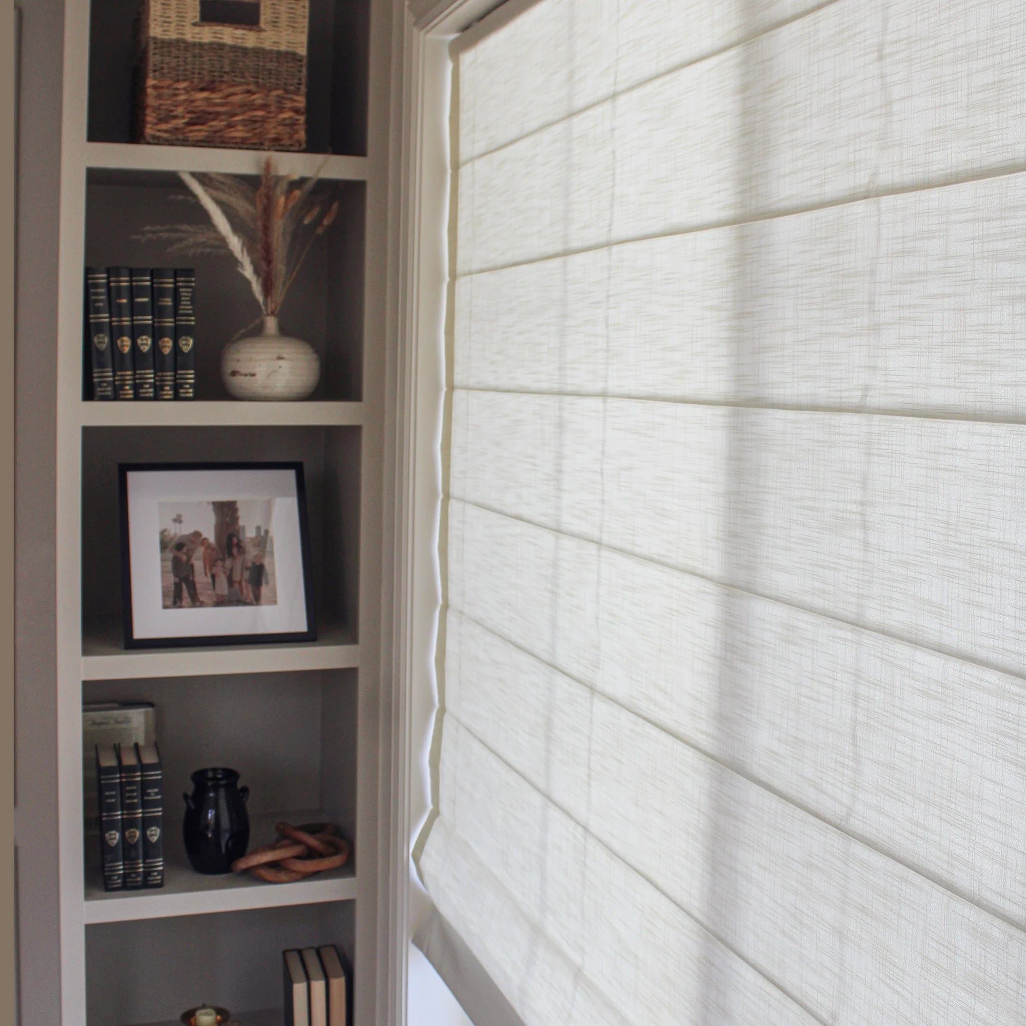 Celina 8823-1-7 elegant pleated roman shades for kids room