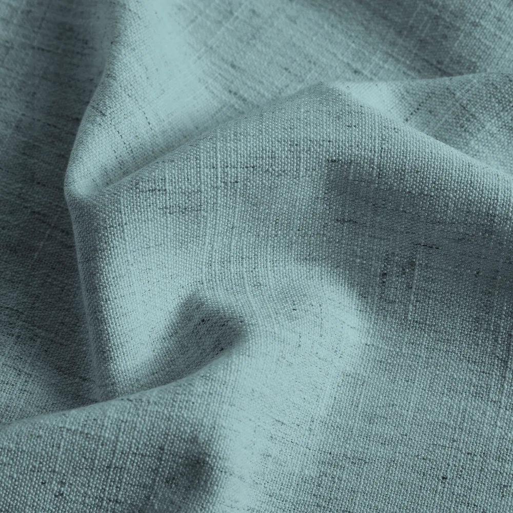 Celina linen curtain fabric detail for tall oversized windows