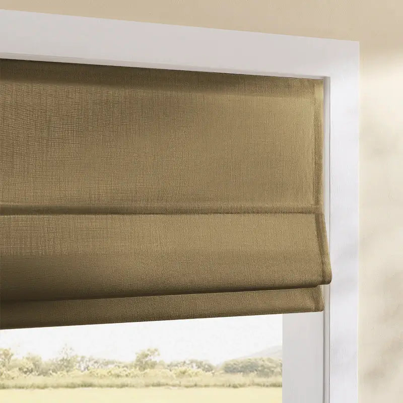 Celina Roman Shades – Elegant Pleated Drapes: Image of 8823-20_scenel_4 featuring elegant pleated window drapes with delicate folds and refined home decor