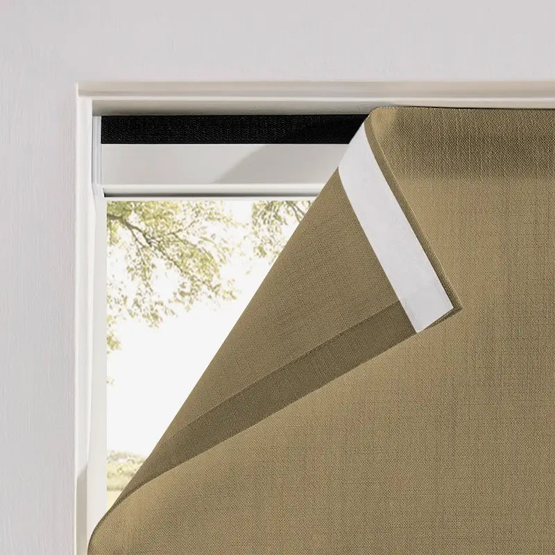 Celina Roman Shades – Elegant Pleated Drapes: Image of 8823-20_scenel_7 displaying elegant pleated window drapes with smooth fabric and stylish home decor