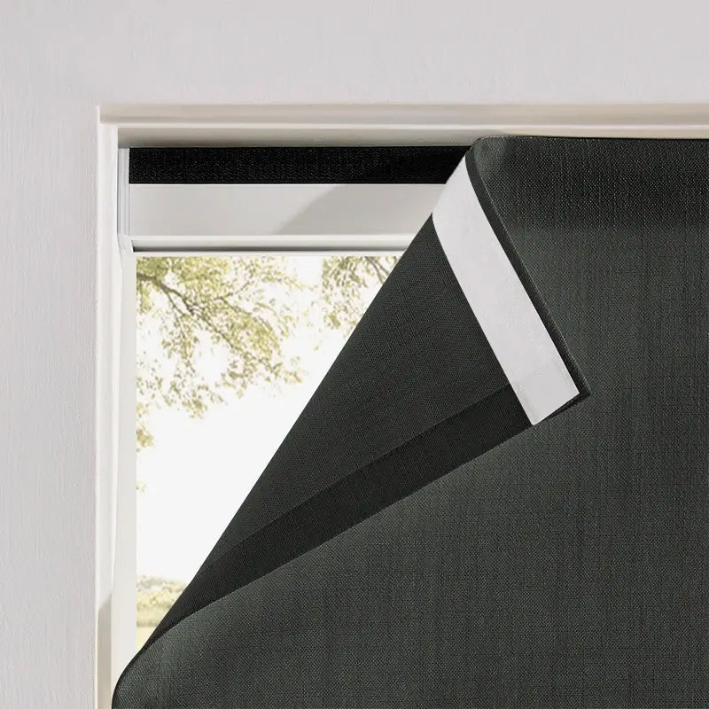 Celina Roman Shades – Elegant Pleated Drapes: Image of 8823-26_scenel_7 showcasing elegant pleated roman shades with tailored folds and premium textured fabric