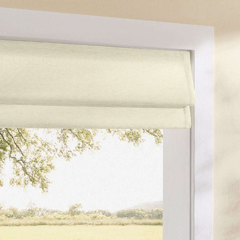 Celina 8823-2 elegant pleated roman shades scene 3