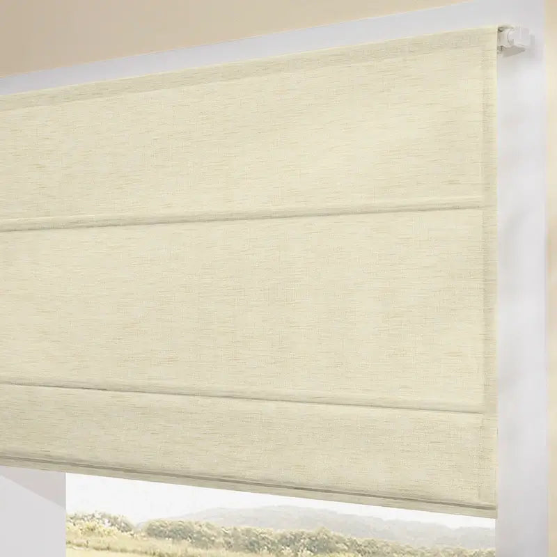 Celina 8823-2 elegant pleated roman shades scene 6