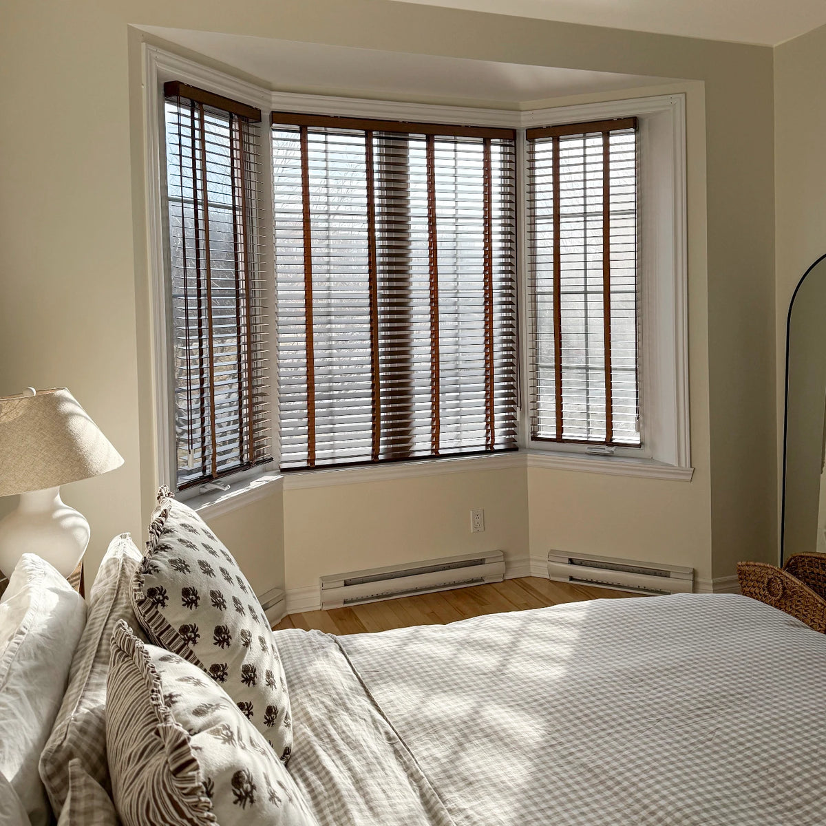 Celvia 2" Deluxe Blackout Wood Blinds - Natural Light Control & Timeless Style
