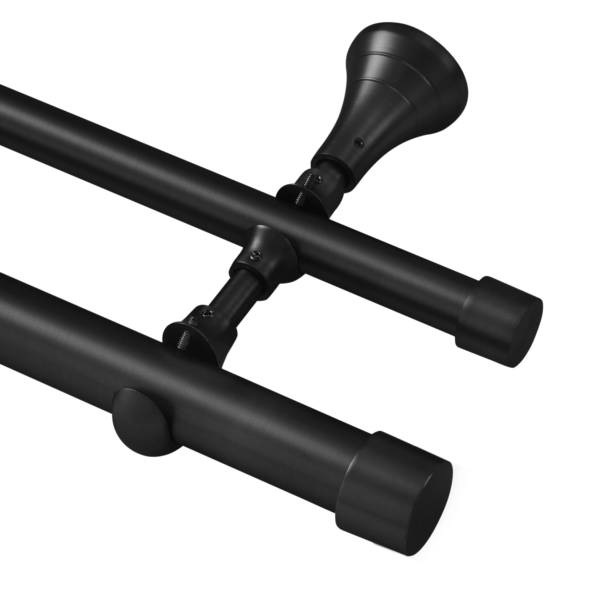 Collins Single Decorative Custom Curtain Rods Rods-12, detailed view showcasing the decorative custom curtain rod