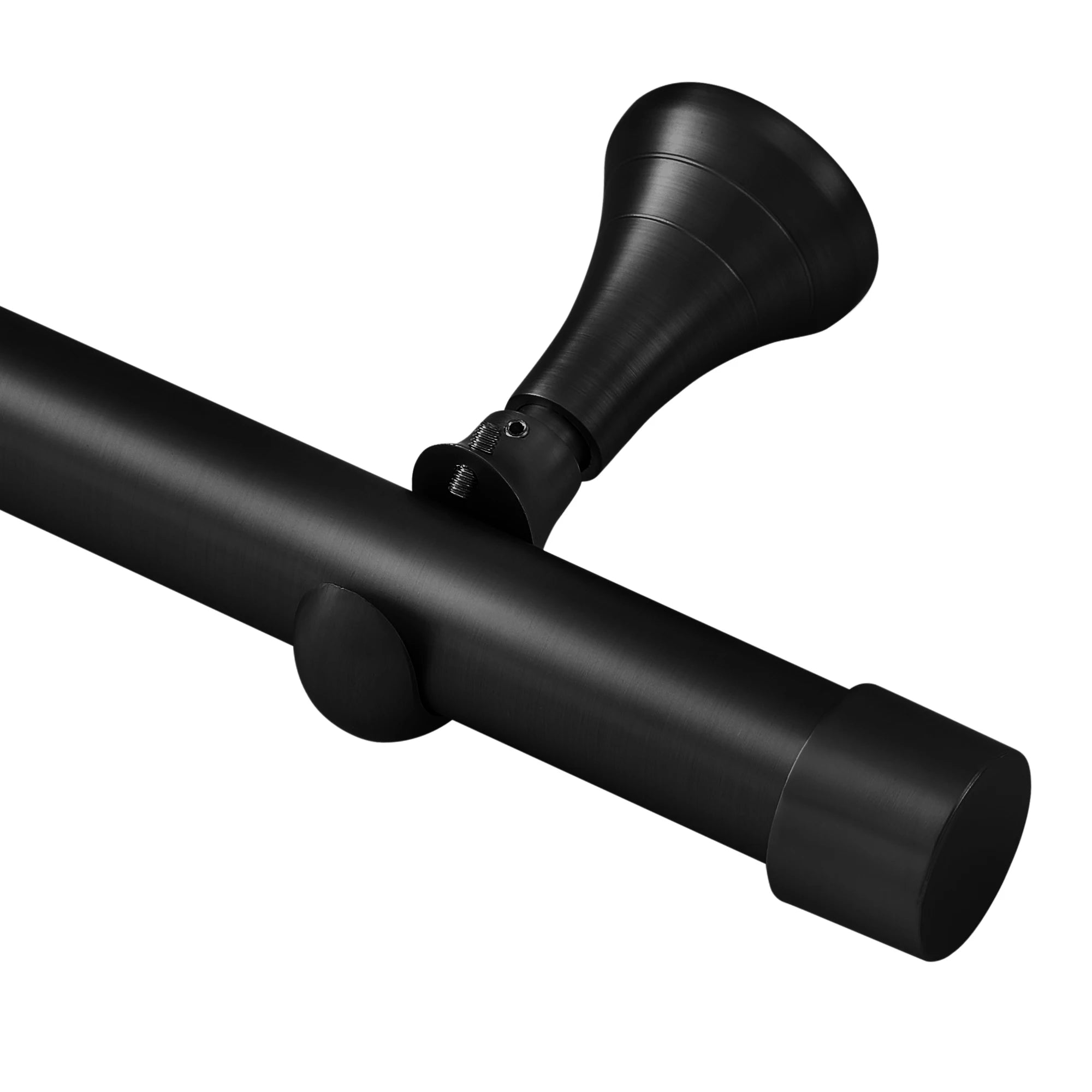 Collins Single Decorative Custom Curtain Rods Rods-9, detailed view showcasing the decorative custom curtain rod