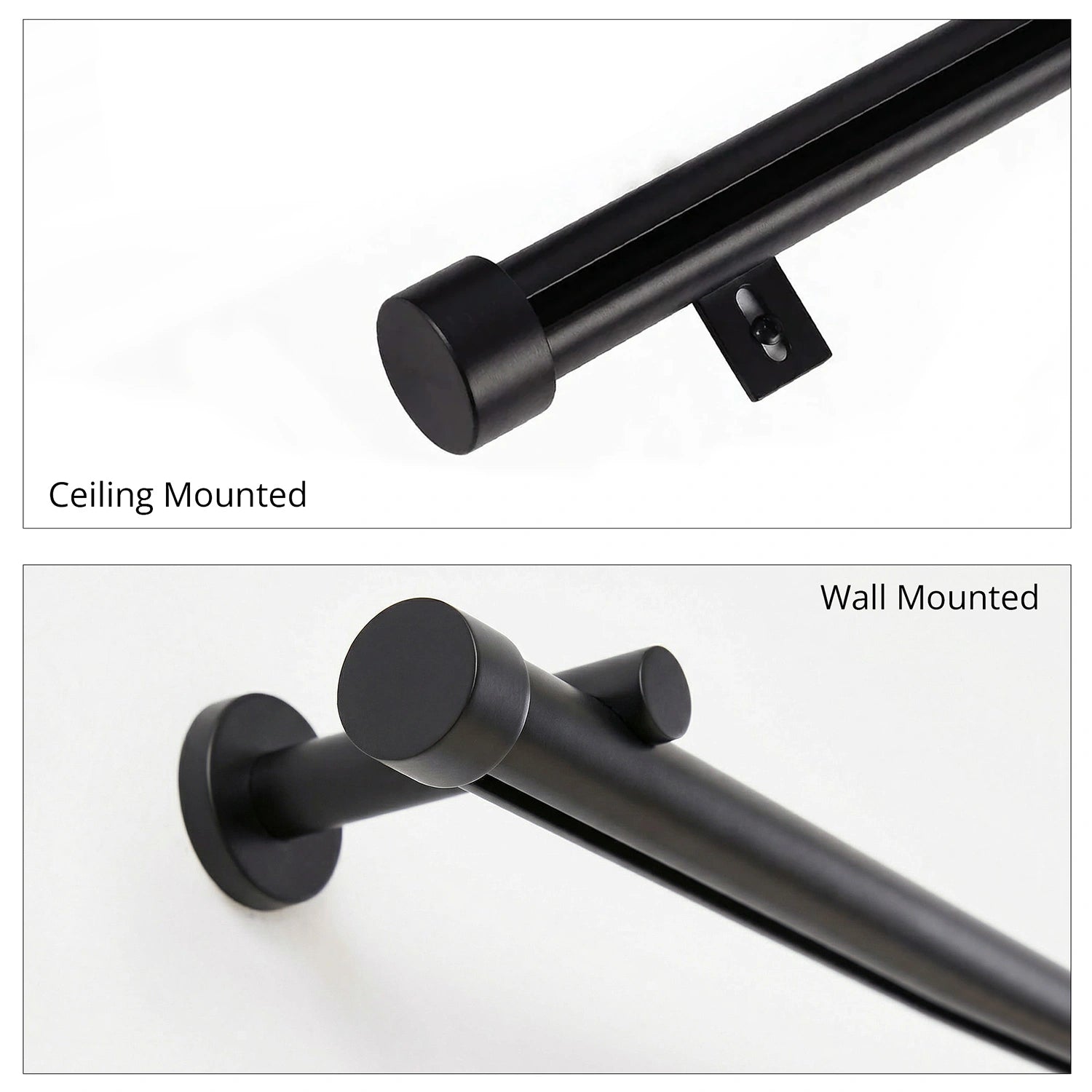 Darian Single Custom Traverse Curtain Rod