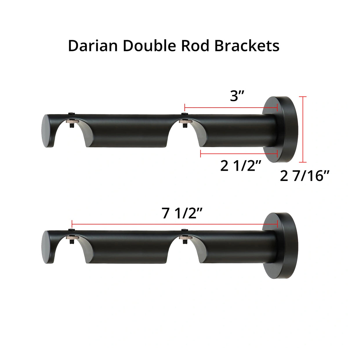 Darian Single Custom Traverse Curtain Rod
