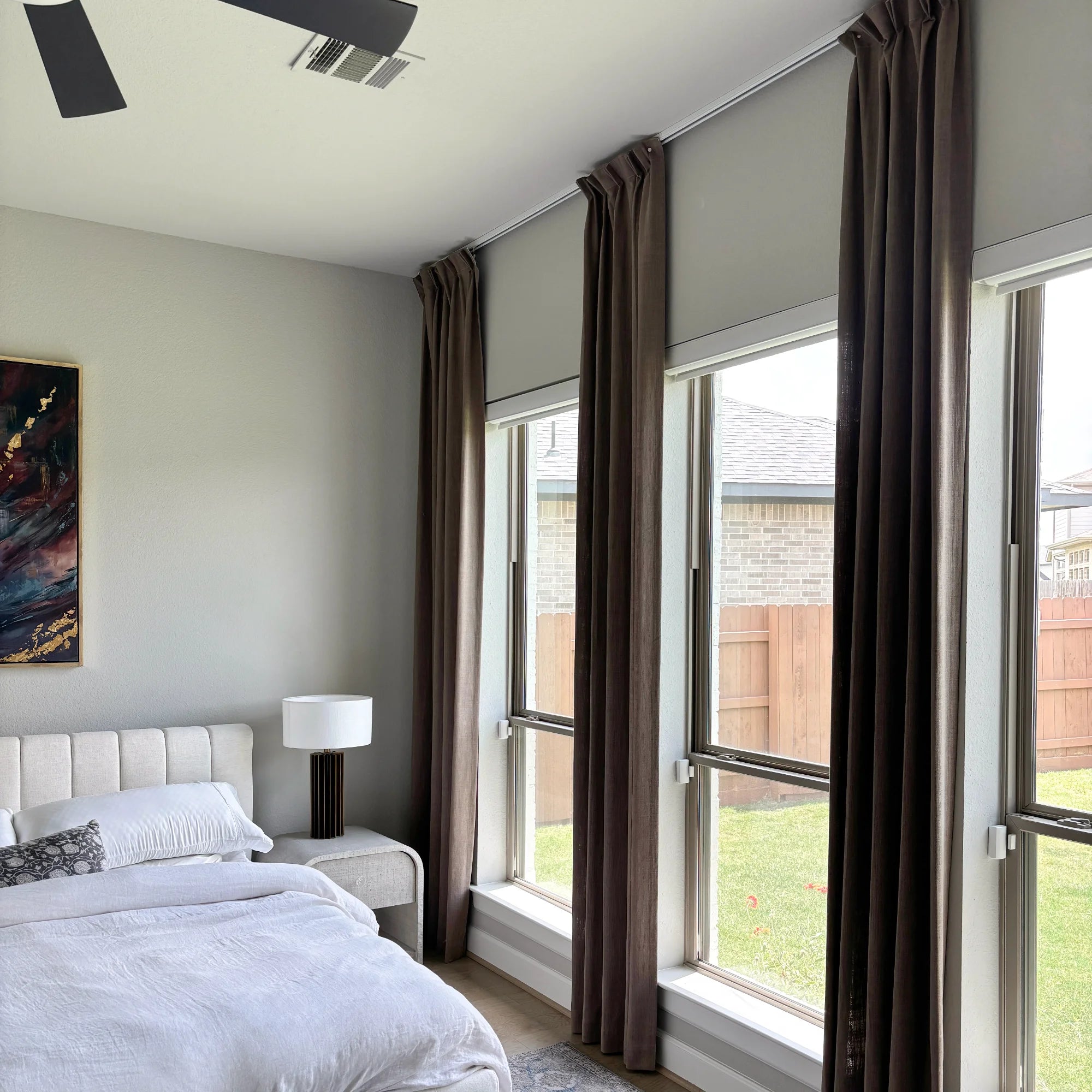 Elara elegant linen curtains 89850-10-1, showcasing the sophisticated texture and drape of the curtains