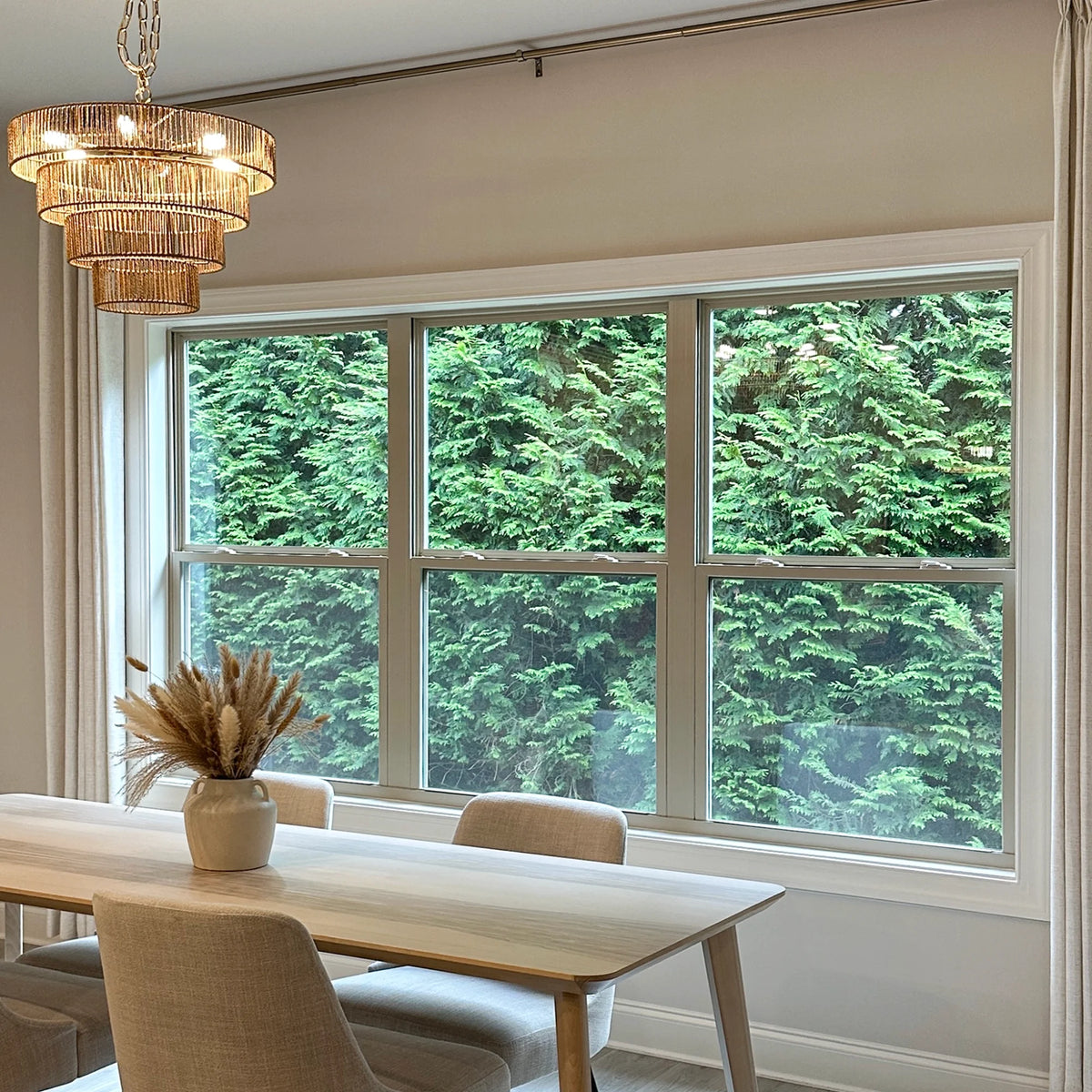 Elara linen curtains 89850-2-2, elegant drapes showcased to display the product's soft texture and graceful hanging effect