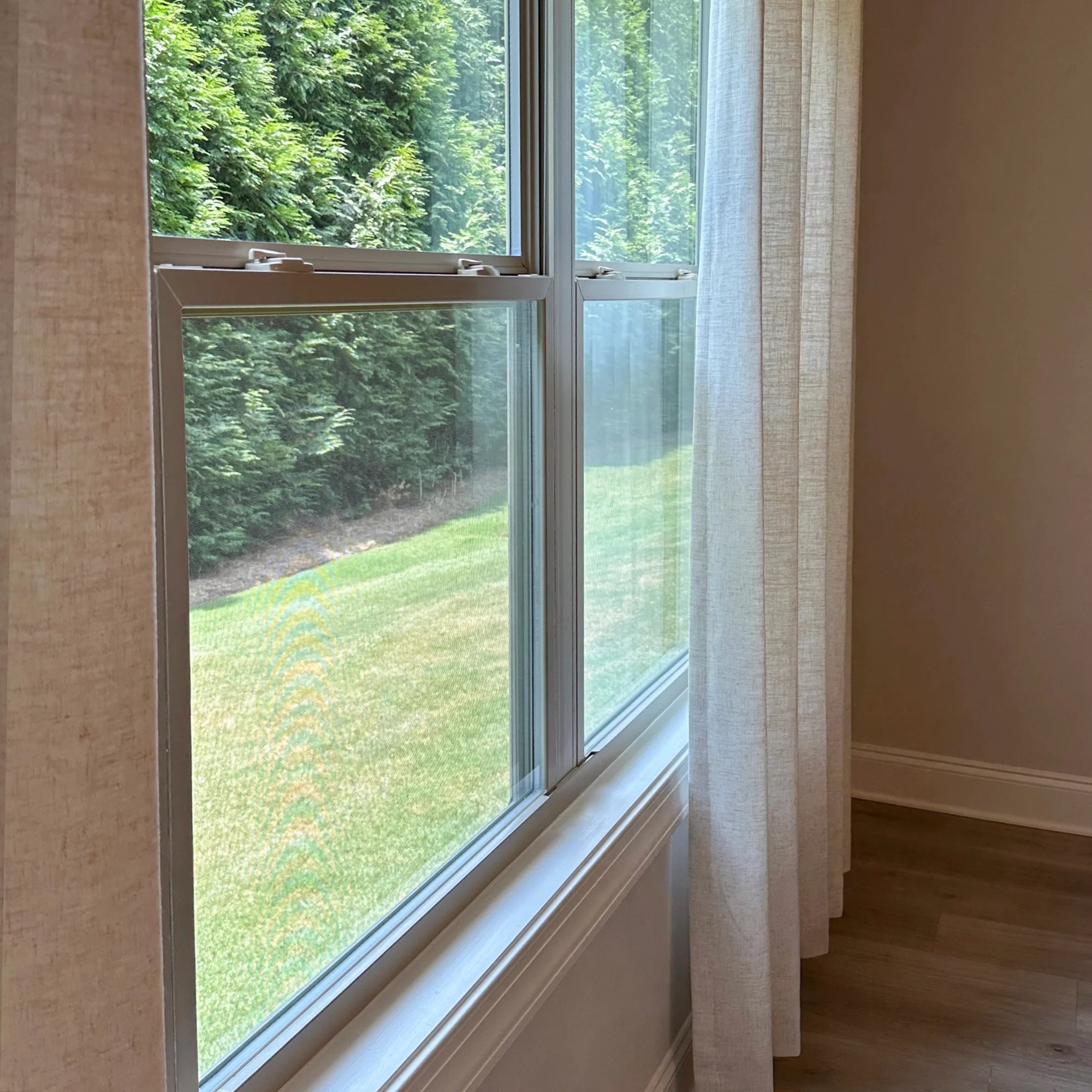 Elara linen curtains 89850-2-4, elegant drapes showcased to display the product's soft texture and graceful hanging effect