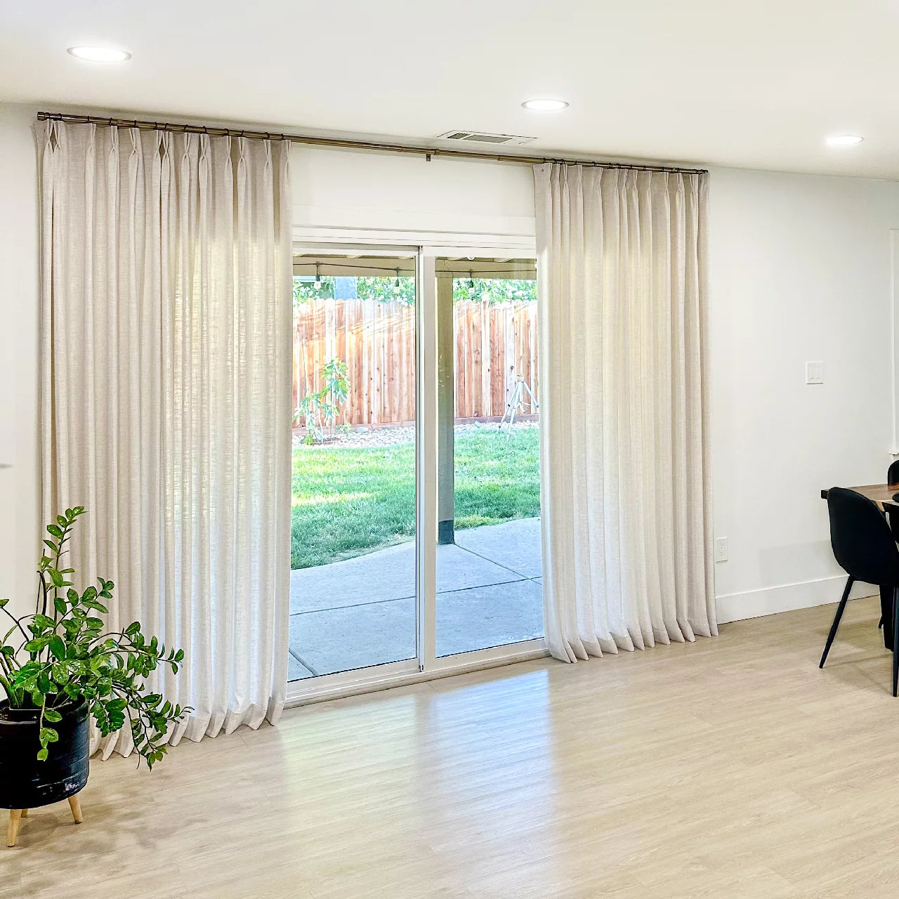 Elara 89850-1 sheer soft linen curtains