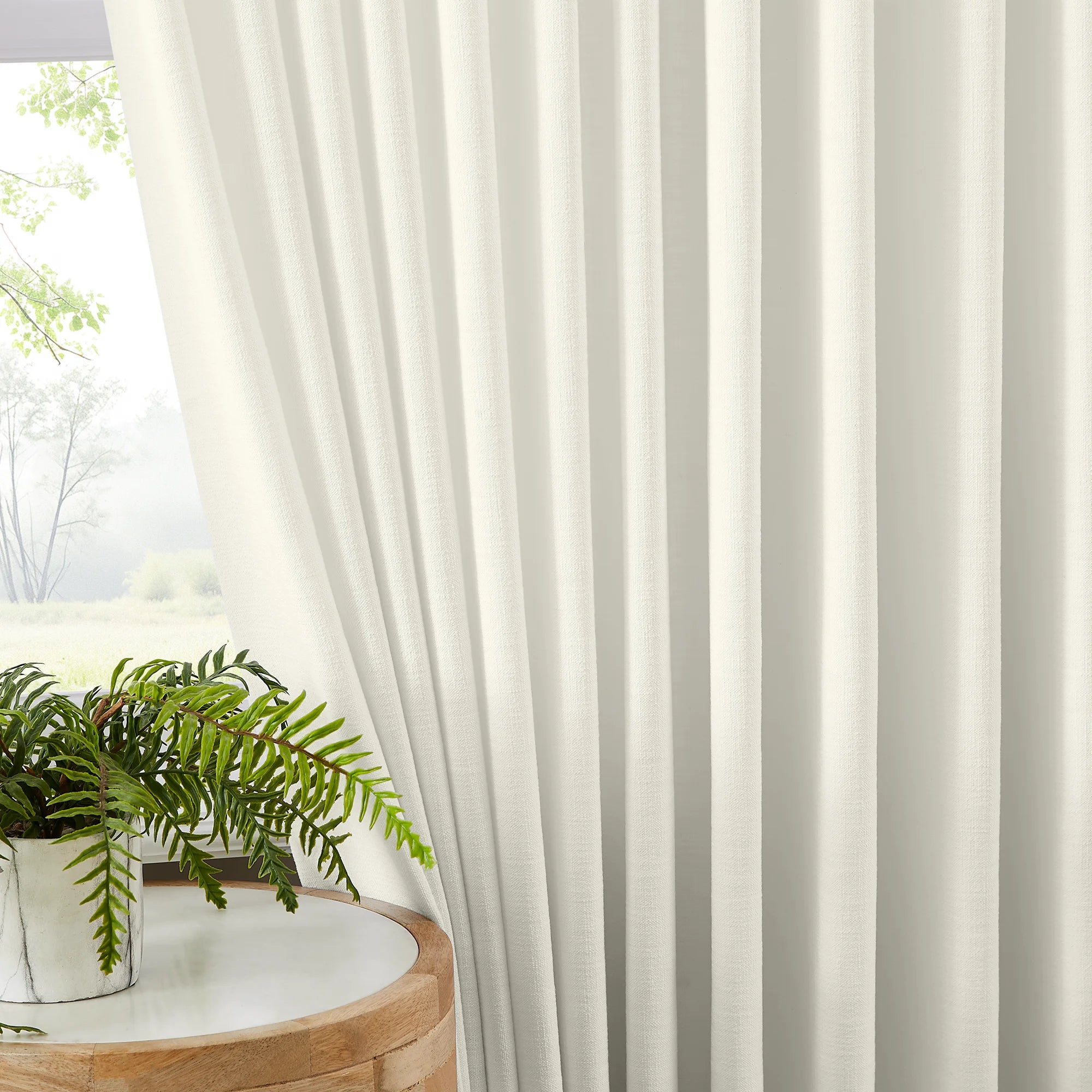 Elowen 7084-4 floor-to-ceiling heavyweight drapery showcased in a product image