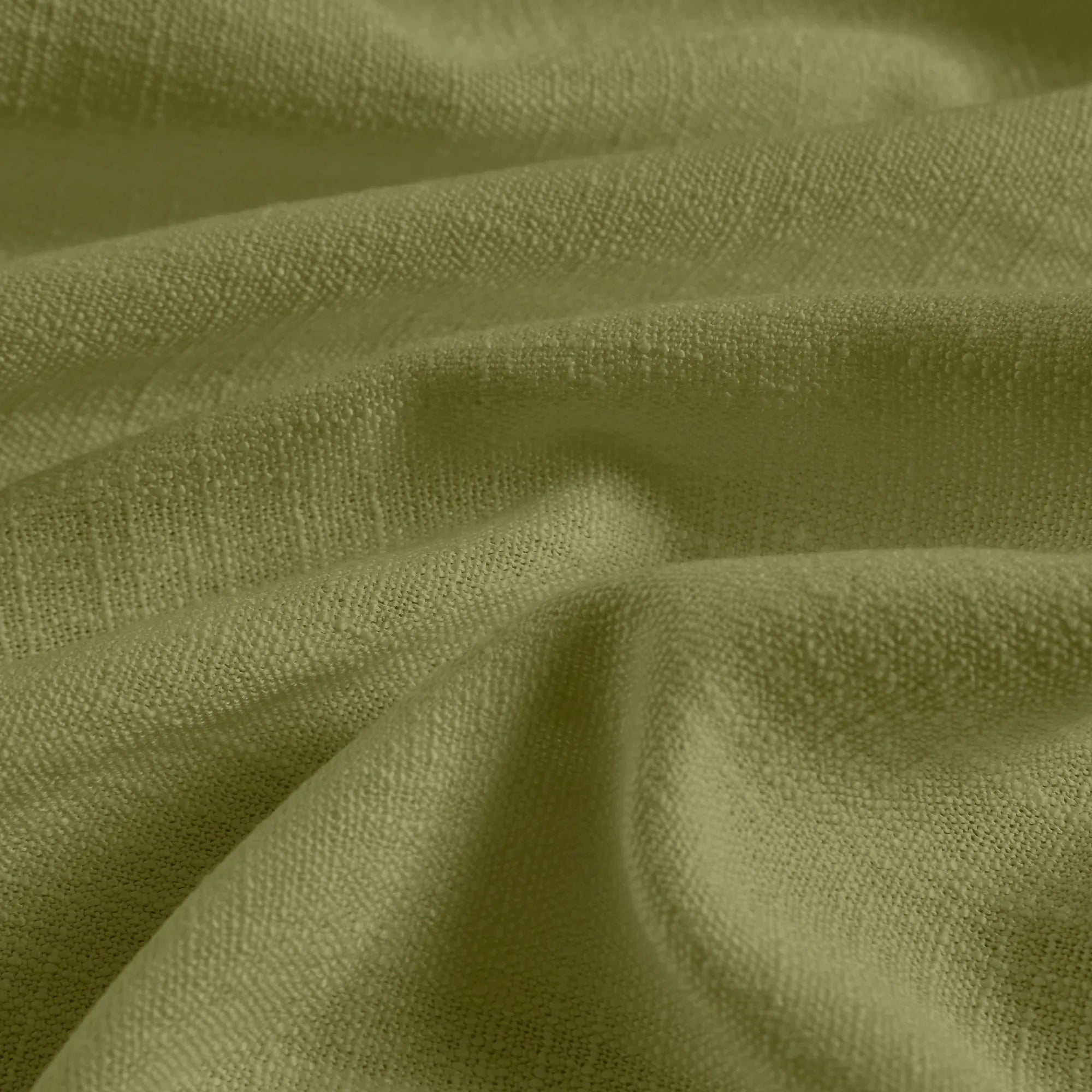 Freshine Emilia linen-blend pleated drape curtains with elegant refined look, detail display