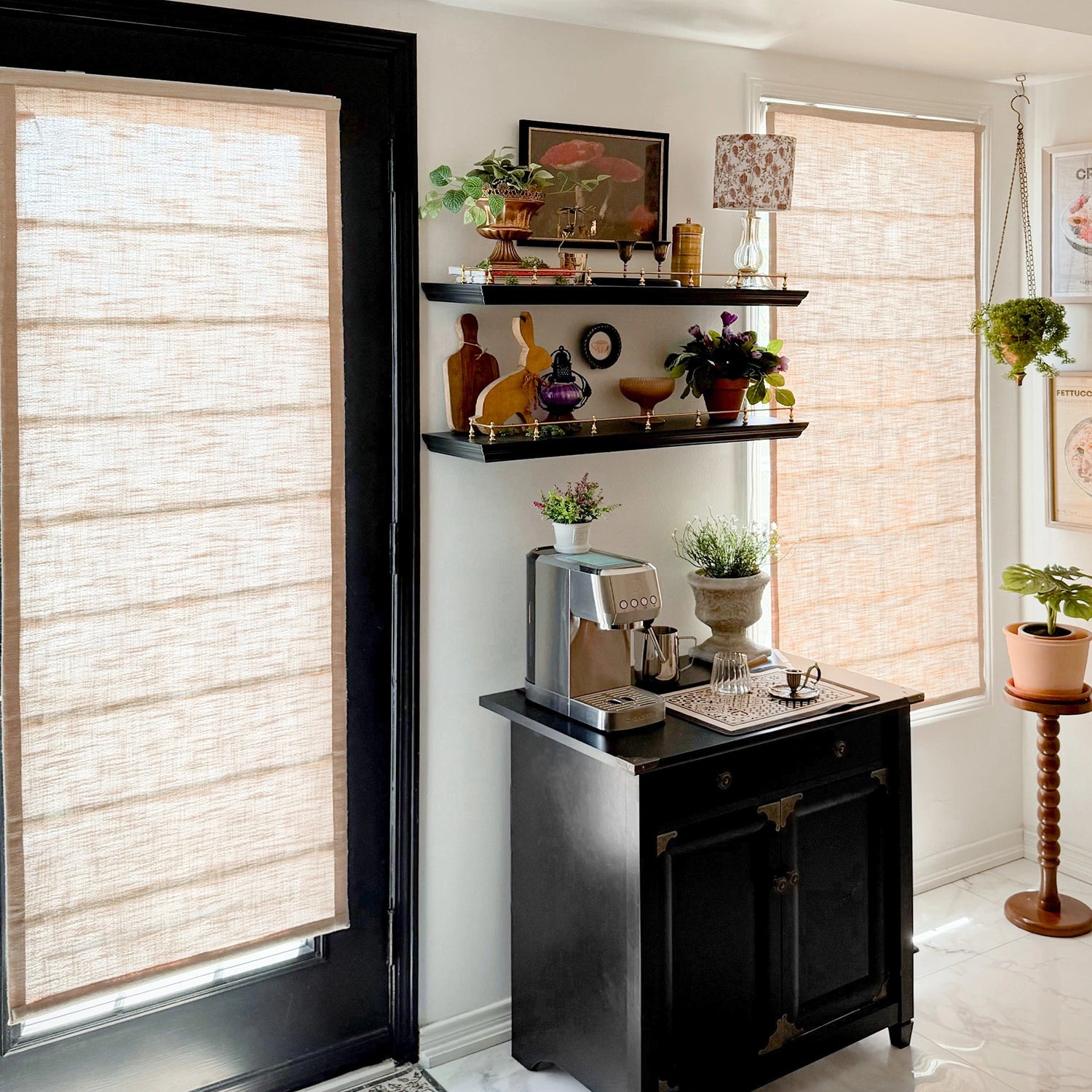 Emilia Smart Motorized Cotton Roman Shades