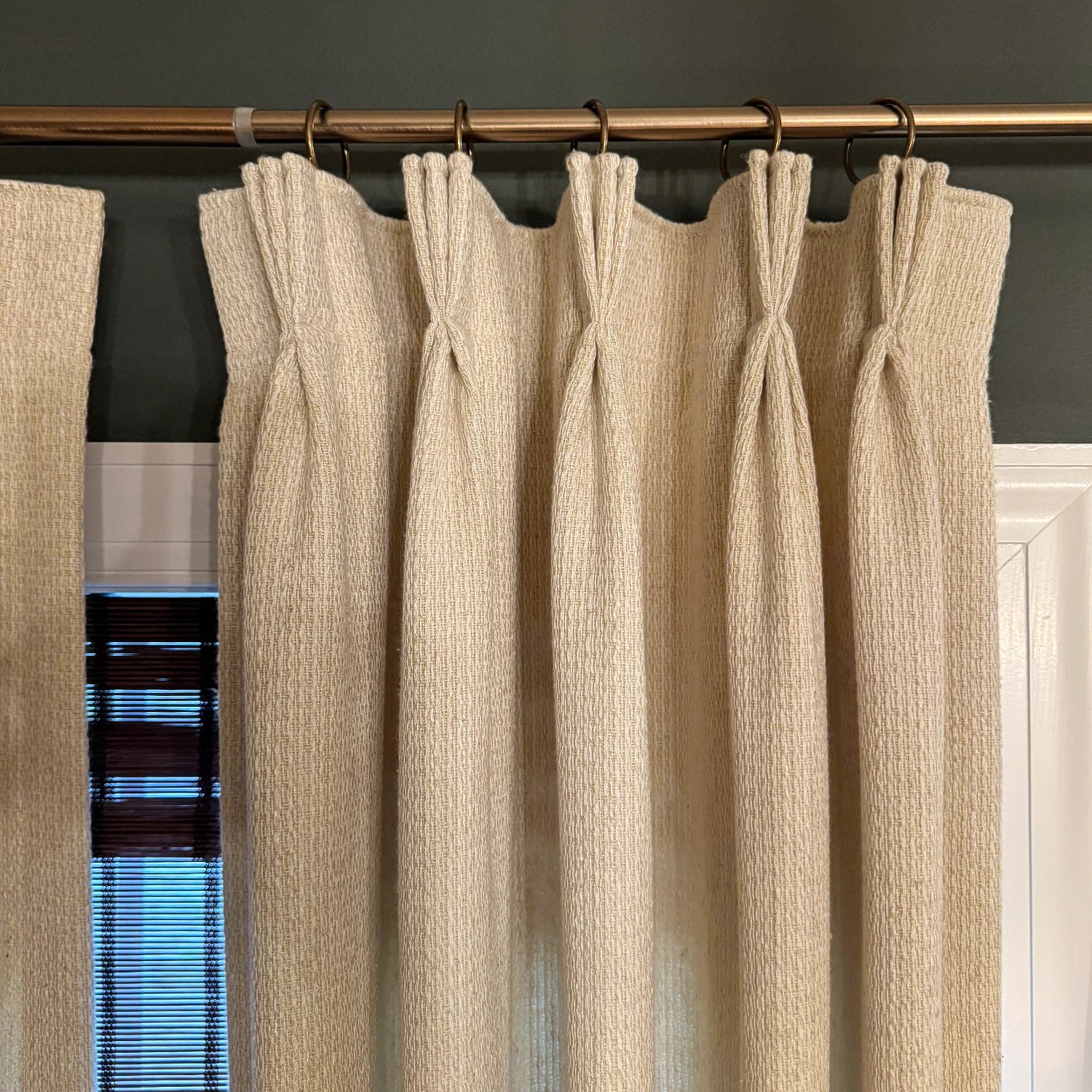 Esmira Woven Texture Cotton-Linen Blend Drapes