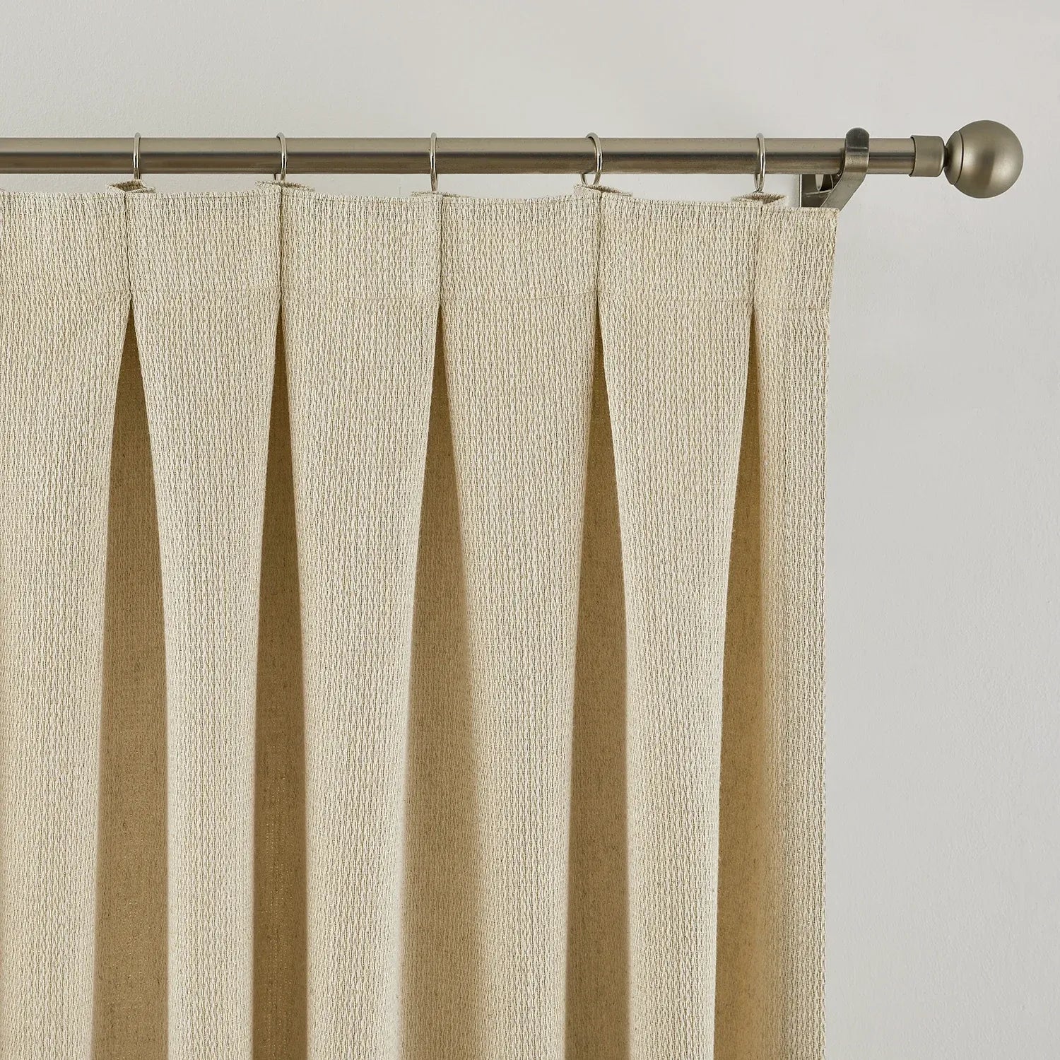 Esmira 86981-2 woven texture cotton-linen blend drapes add timeless elegance to any room