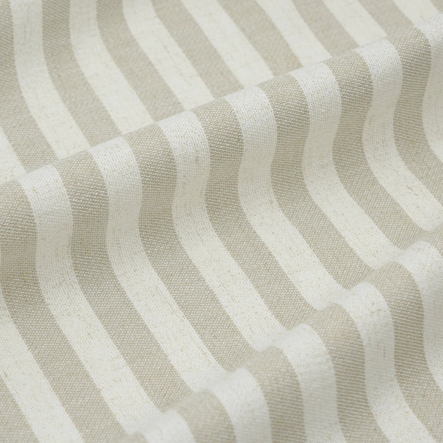 Evelora Linen Striped Jacquard Light Filtering Drapery