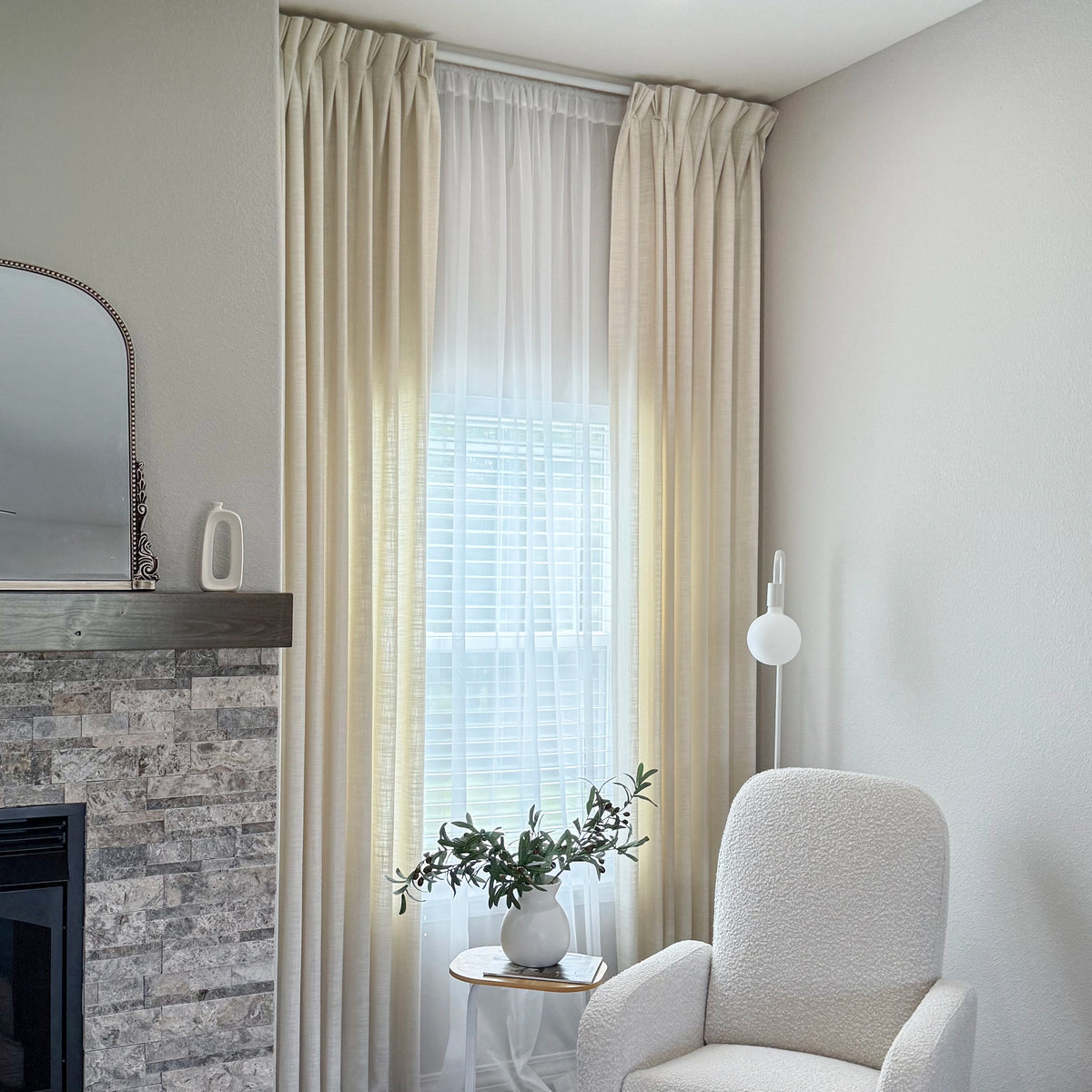 Fiora cotton curtains 9520-2_1, elegant custom drapes showcased with premium fabric and tailored design for home decor