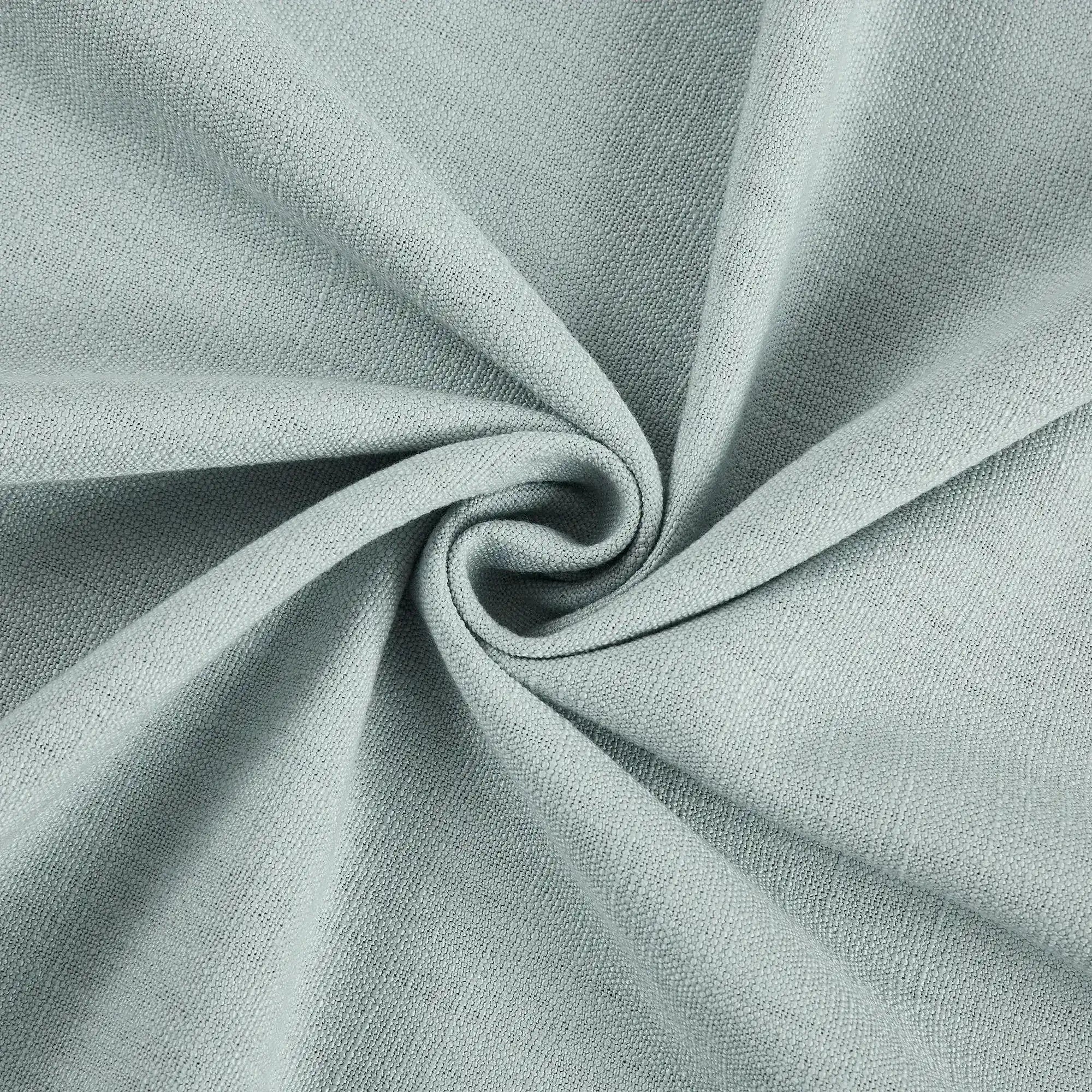 Fioris 606-9 linen cotton blend curtains, gently filters natural light, minimalist style, detail display