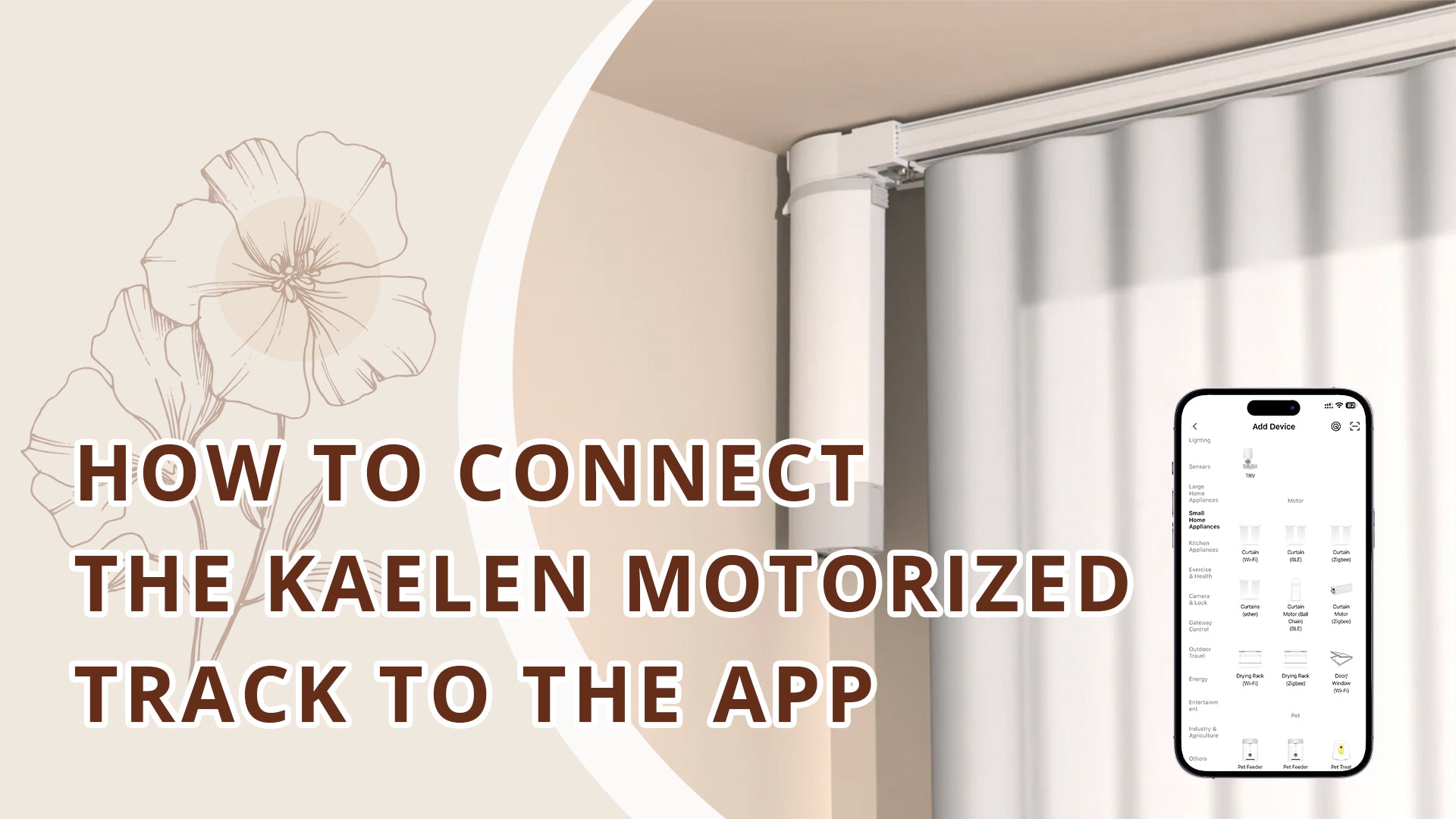 Translation missing: en.How to Connect the Kaelen Motorized Track to the App