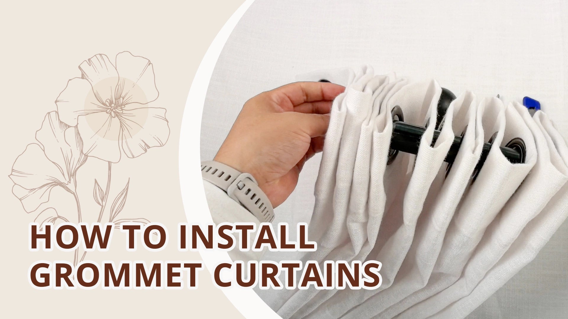 Translation missing: en.How to Install Grommet Curtains
