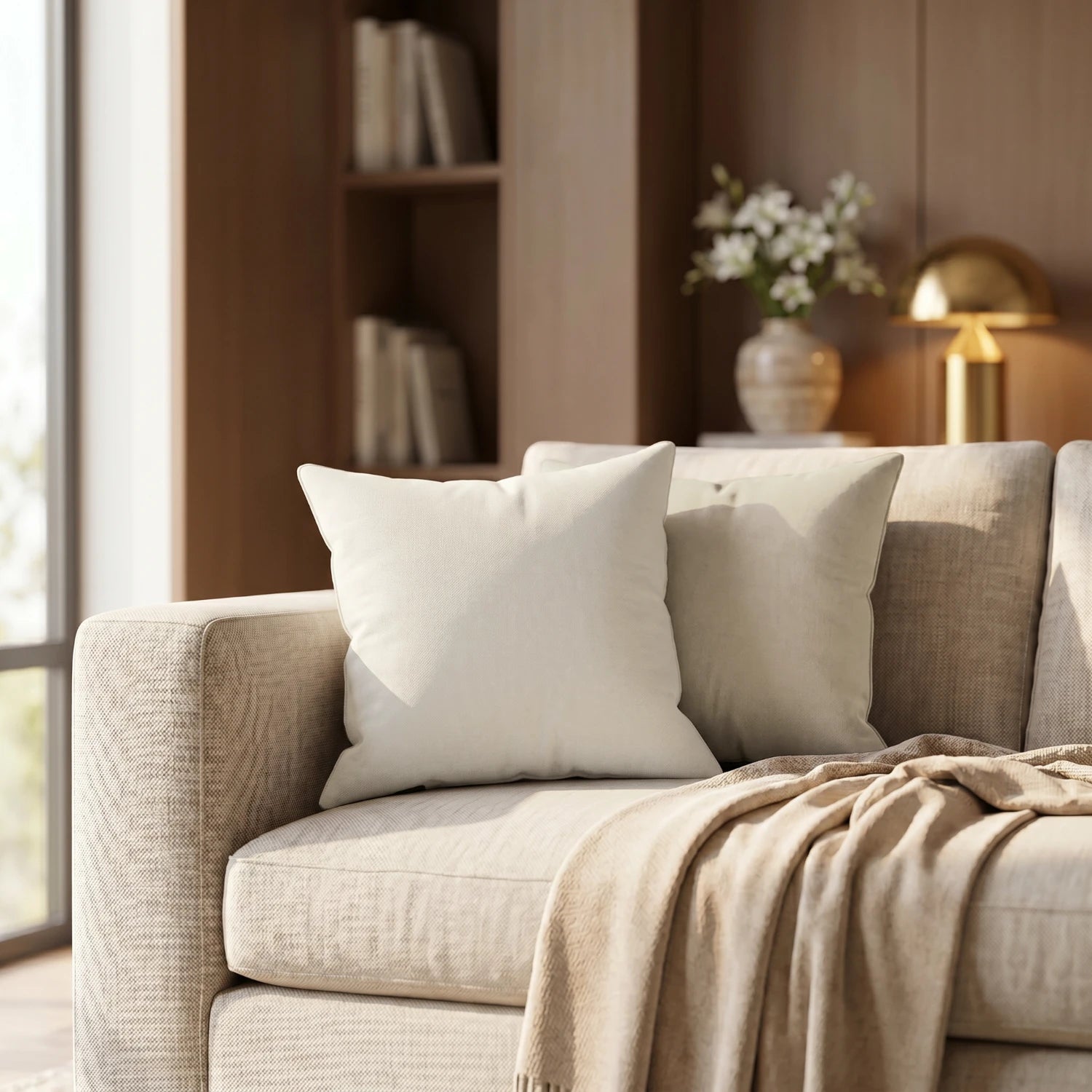 Iris Textured Pillow Cover