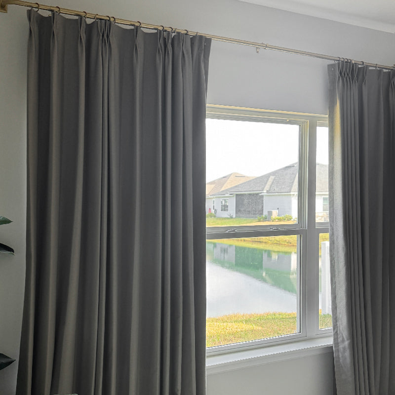 Iris 2852-19 elegant linen blackout curtains room