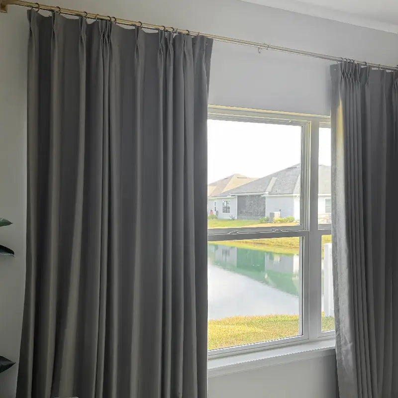 Iris 2852-19 elegant linen blackout curtains room