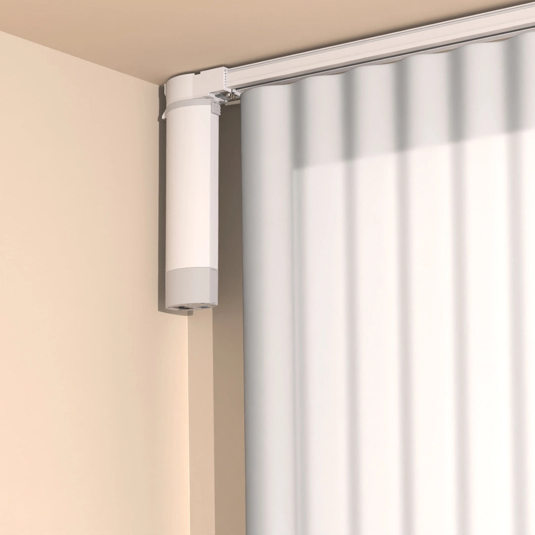 Kaelen Custom Motorized Curtain Track, quiet operation and safe, reliable performance