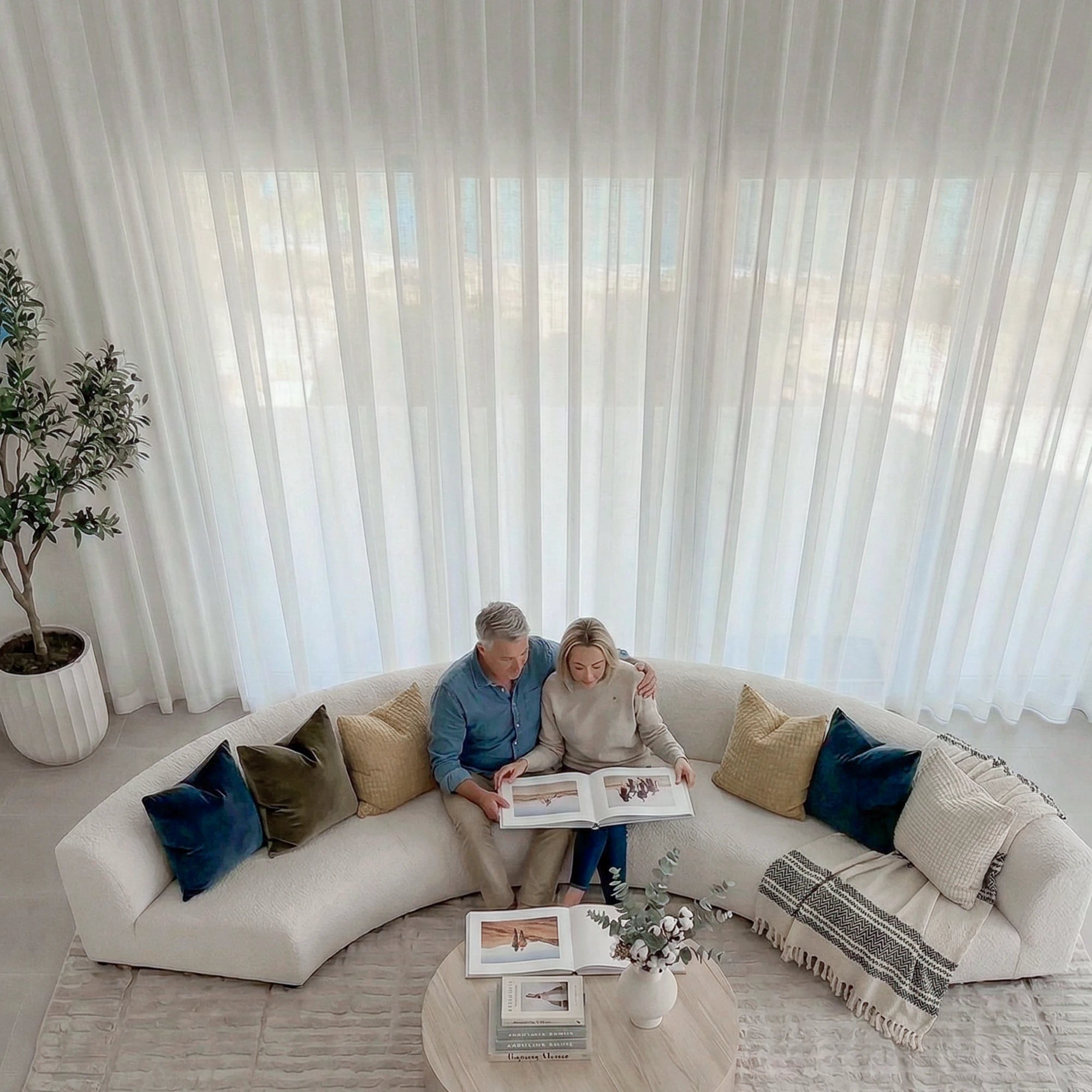 Liana sheer curtains for large windows 2023-37-2 showcasing sheer light drapes for spacious interiors