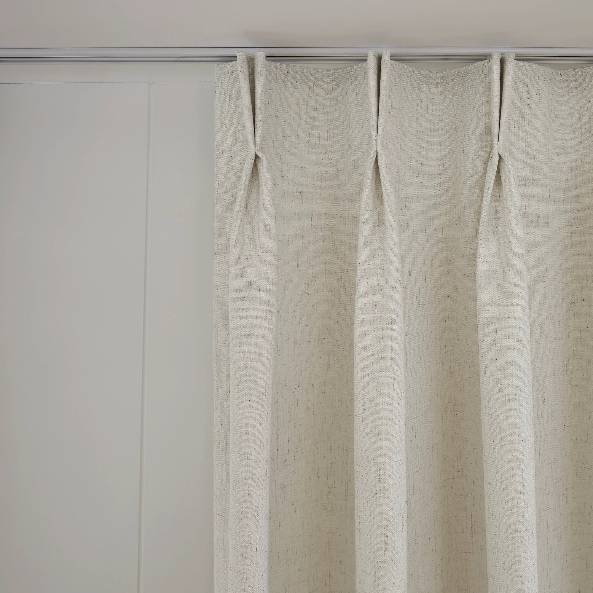 Lior Ultra-Slim Curtain Track, effortless operation and smooth, quiet sliding every time